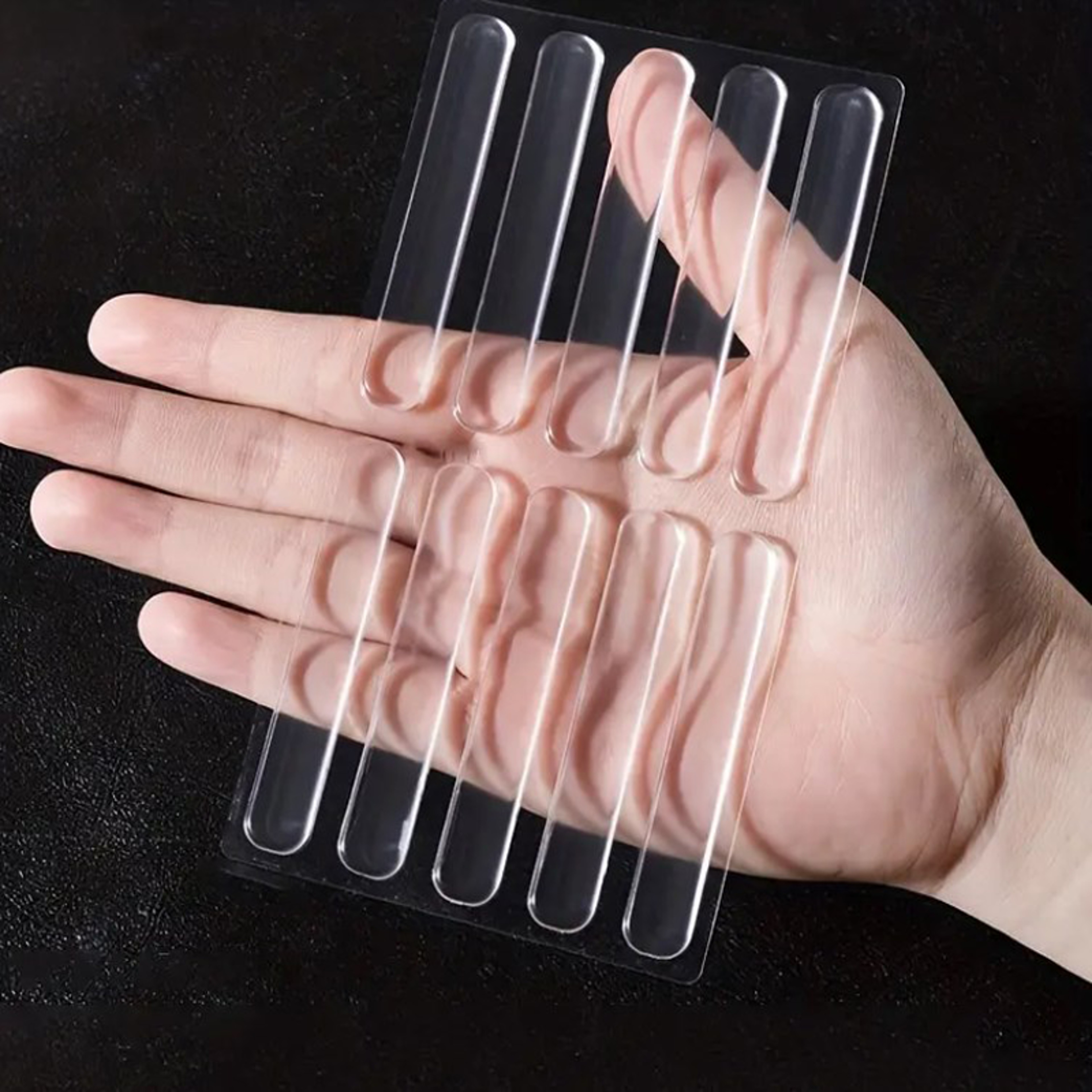 Transparent Door Impact Mats, Silicone Seal for Household Use, Mute Strip, Impact Seal Tape – view 1