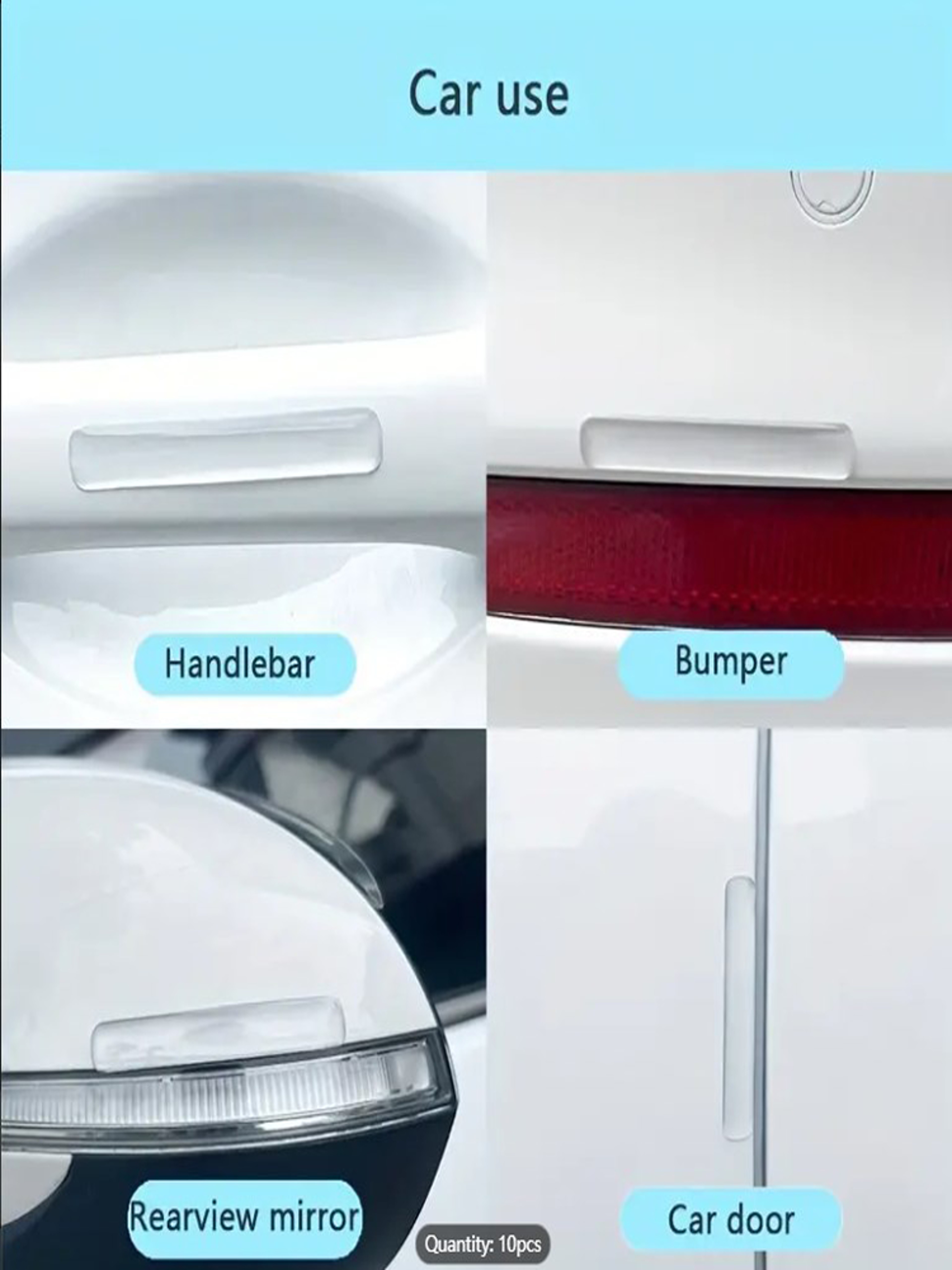 Transparent Door Impact Mats, Silicone Seal for Household Use, Mute Strip, Impact Seal Tape – view 6