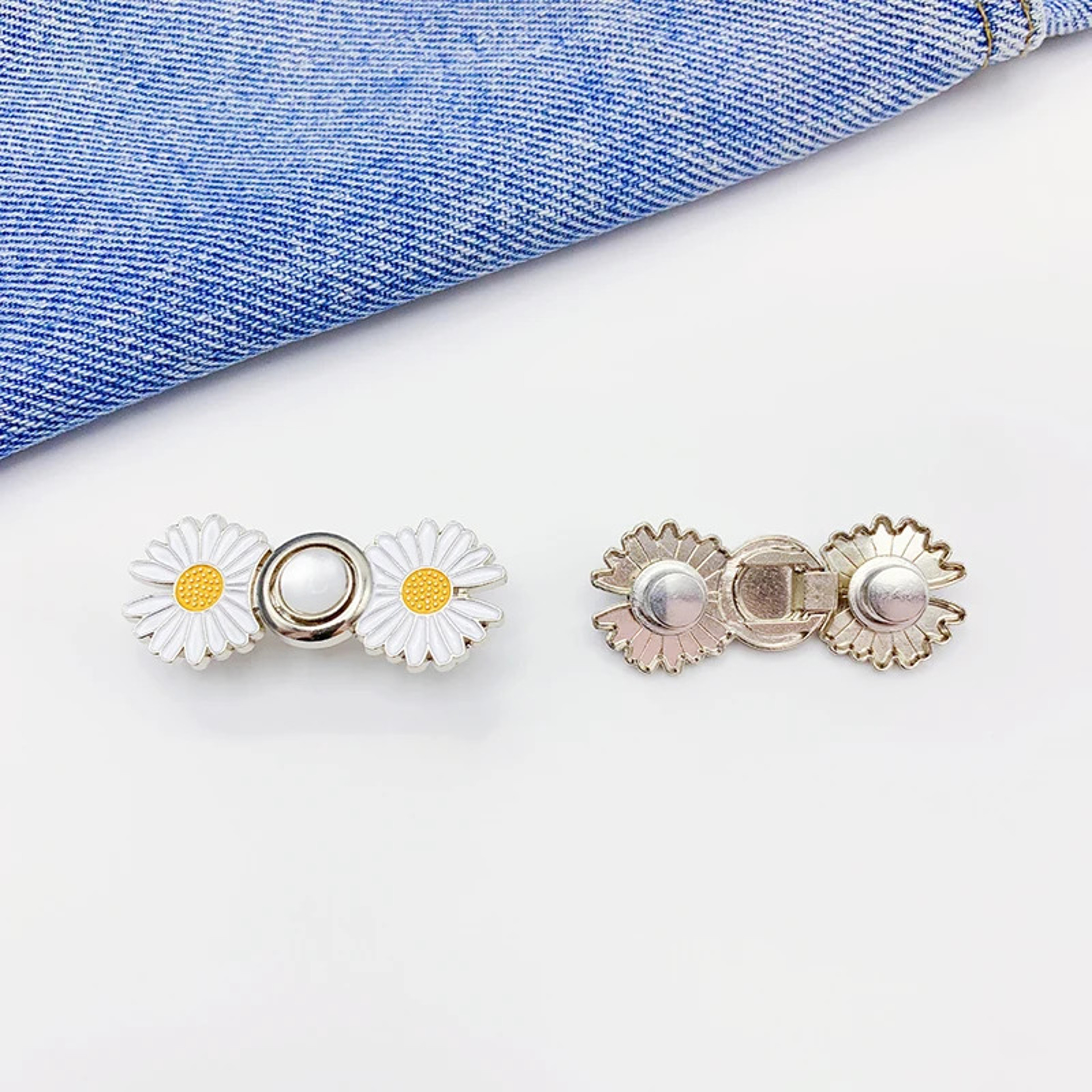 Pants Zipper Pulls, Removable Jeans Buttons, No Sewing or Tools Required for Jeans Button Pins – view 5