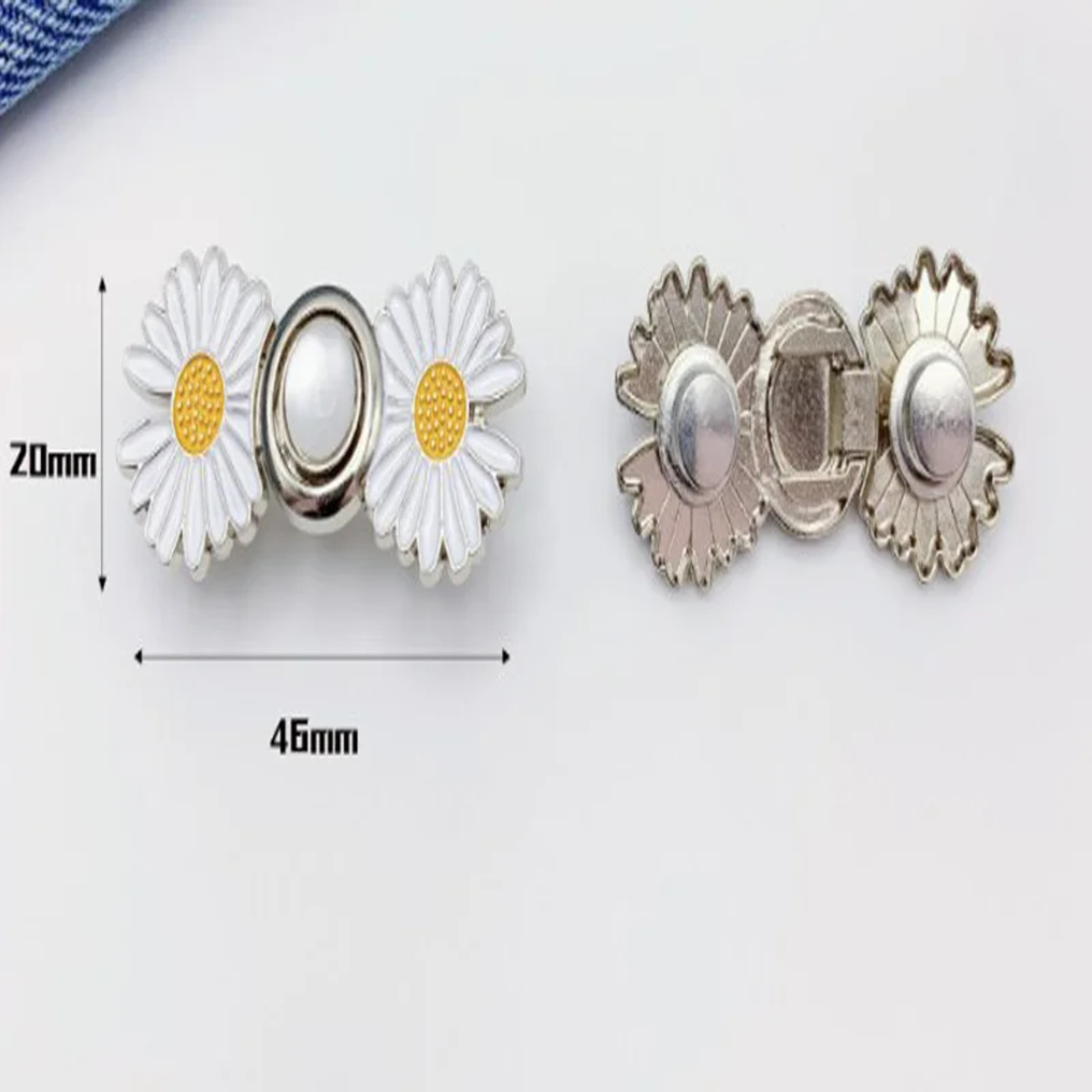 Pants Zipper Pulls, Removable Jeans Buttons, No Sewing or Tools Required for Jeans Button Pins – view 7