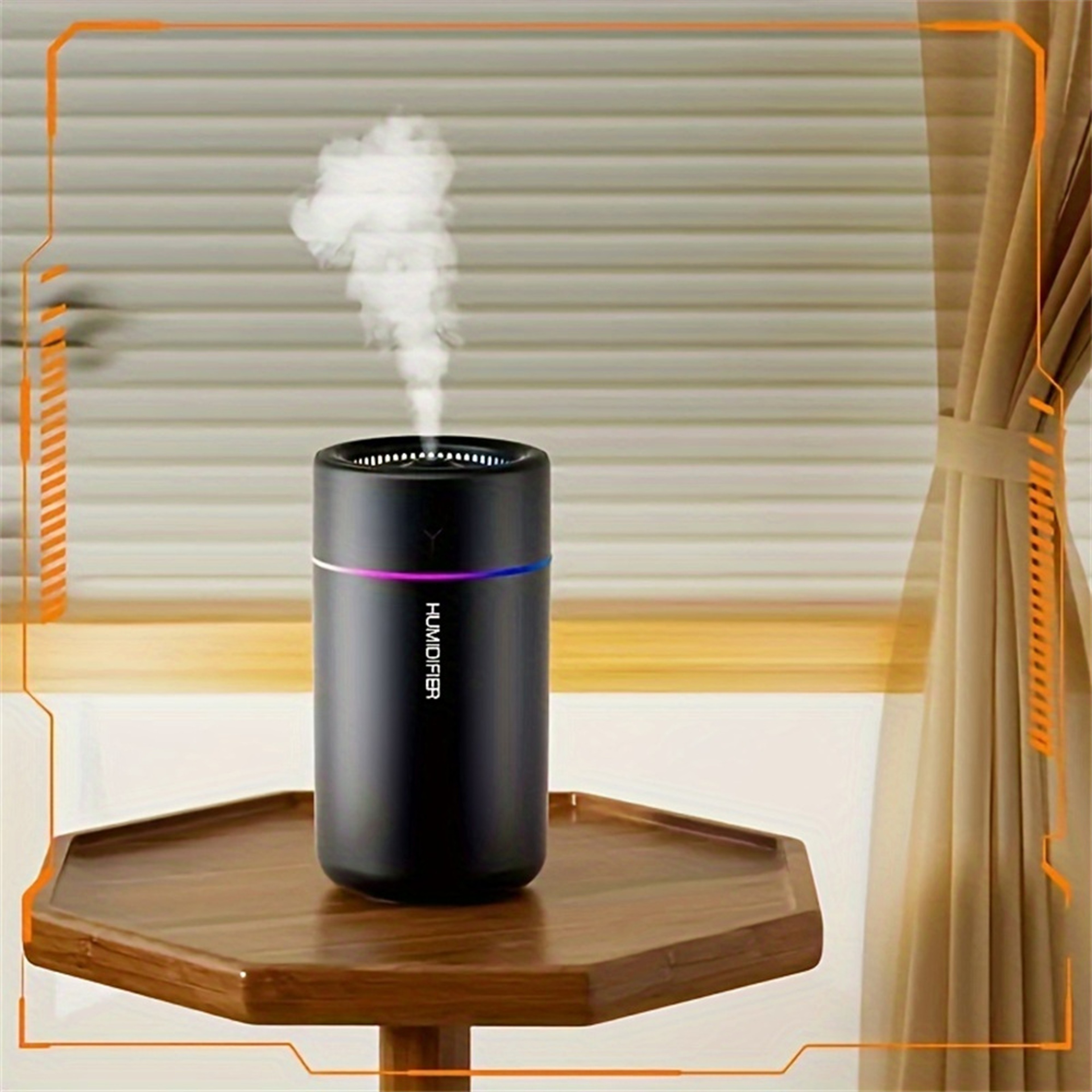 Ar Humidifier Colorful LED Aromatherapy Humidifier Silent Ultrasonic Air Aromatherapy Machine For B 0