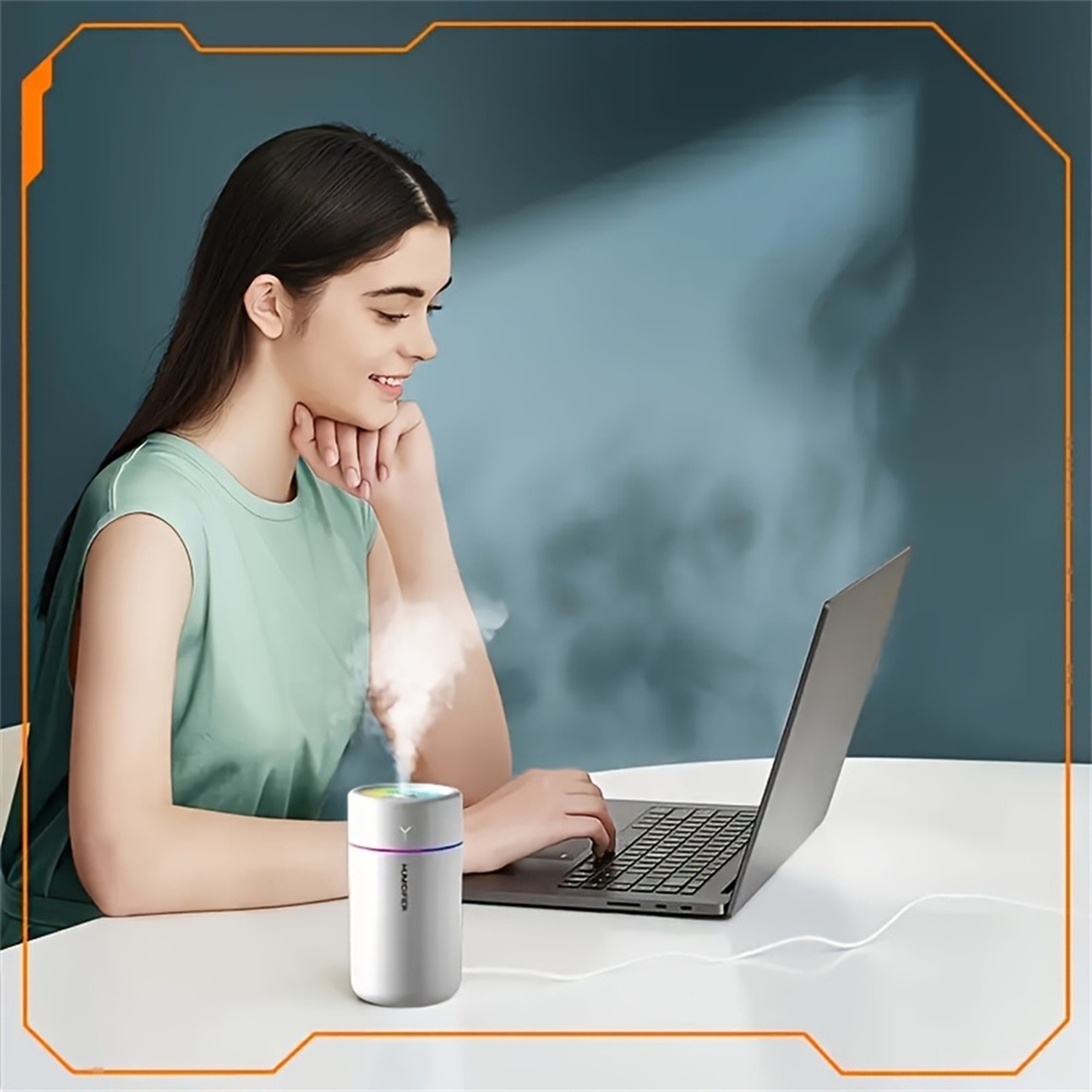 Ar Humidifier Colorful LED Aromatherapy Humidifier Silent Ultrasonic Air Aromatherapy Machine For B 5