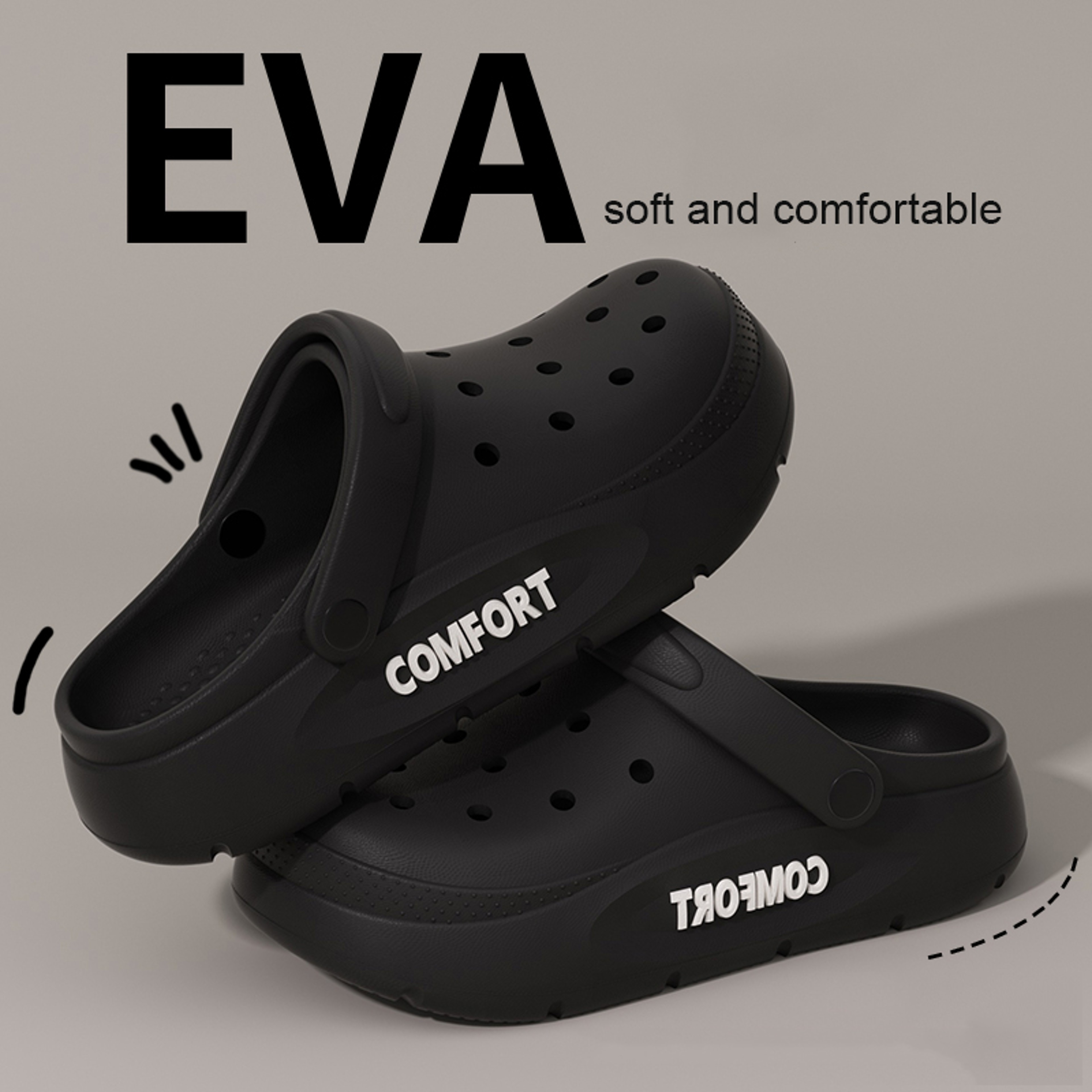 Womens Mens Slippers Summer Anti Slip Couple Hollow Covered Toe Indoor Outdoor Thick Bottom Sandals
