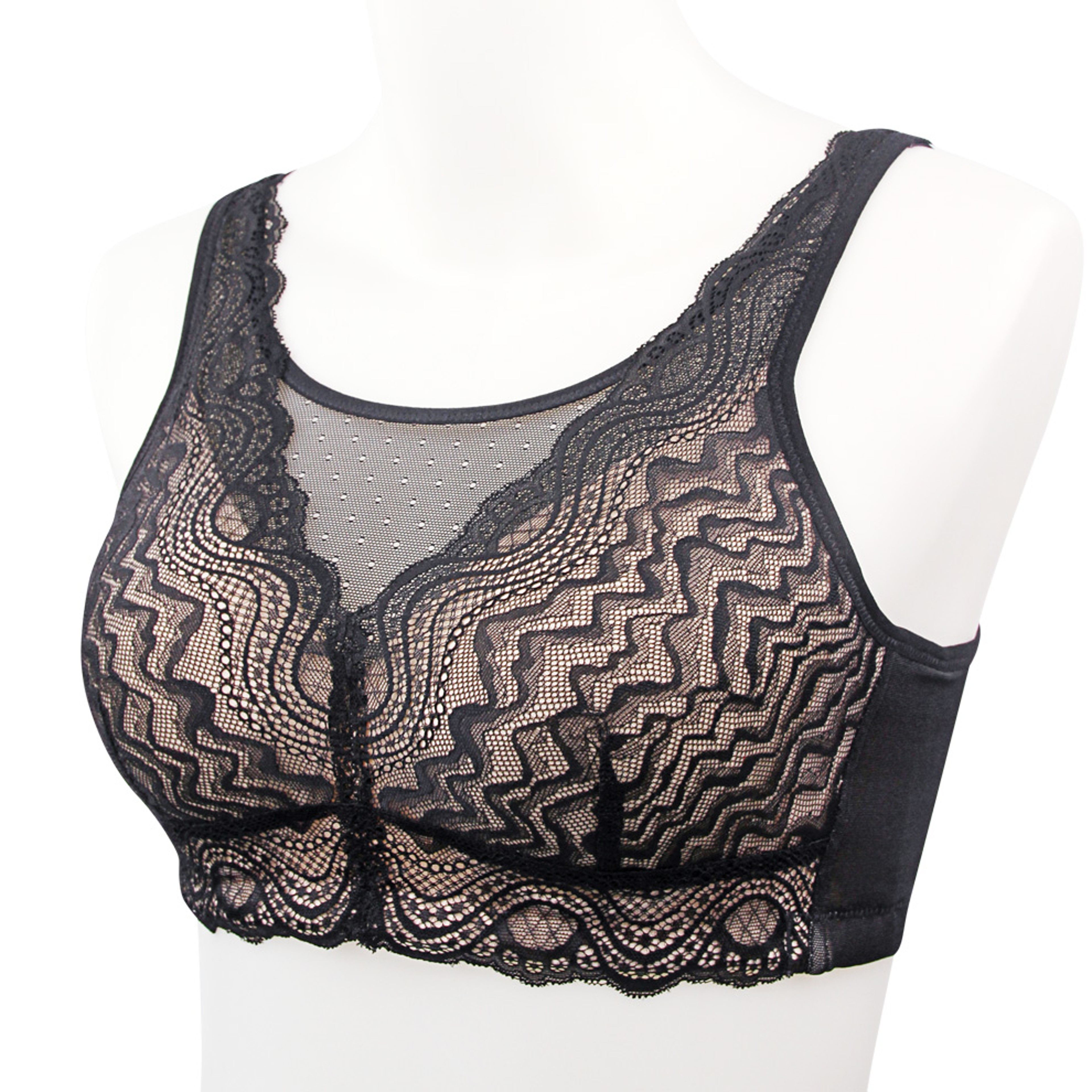 New Breast Surgery Lace Back Breasted Silicone Padded, Breast Cancer Patients, No Steel Ring Support – view 4