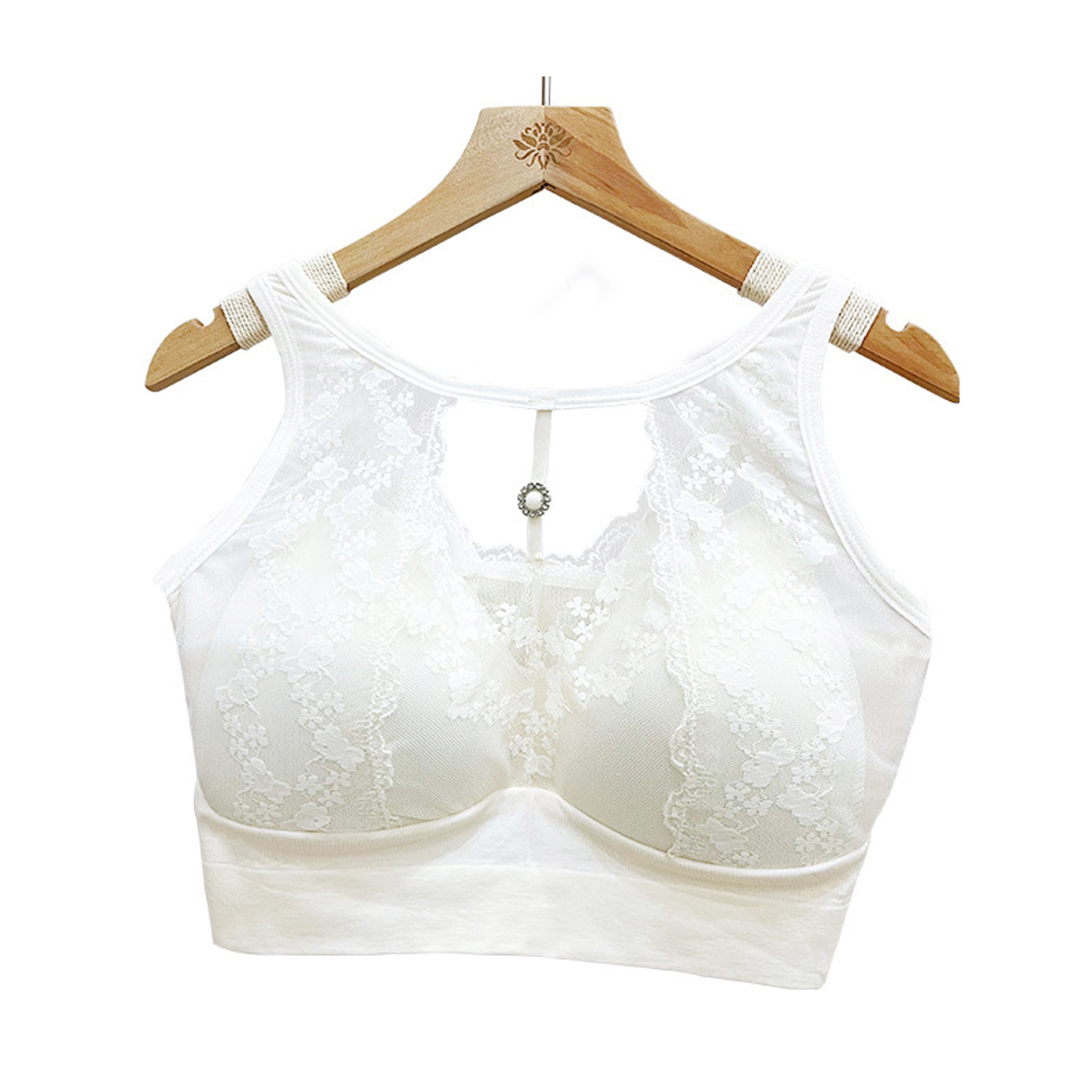 Lace Sexy Bra, No Steel Ring, Comfortable Full Cup, Large Size Bra Vest, Anti-Sagging Underwear for Women – view 4