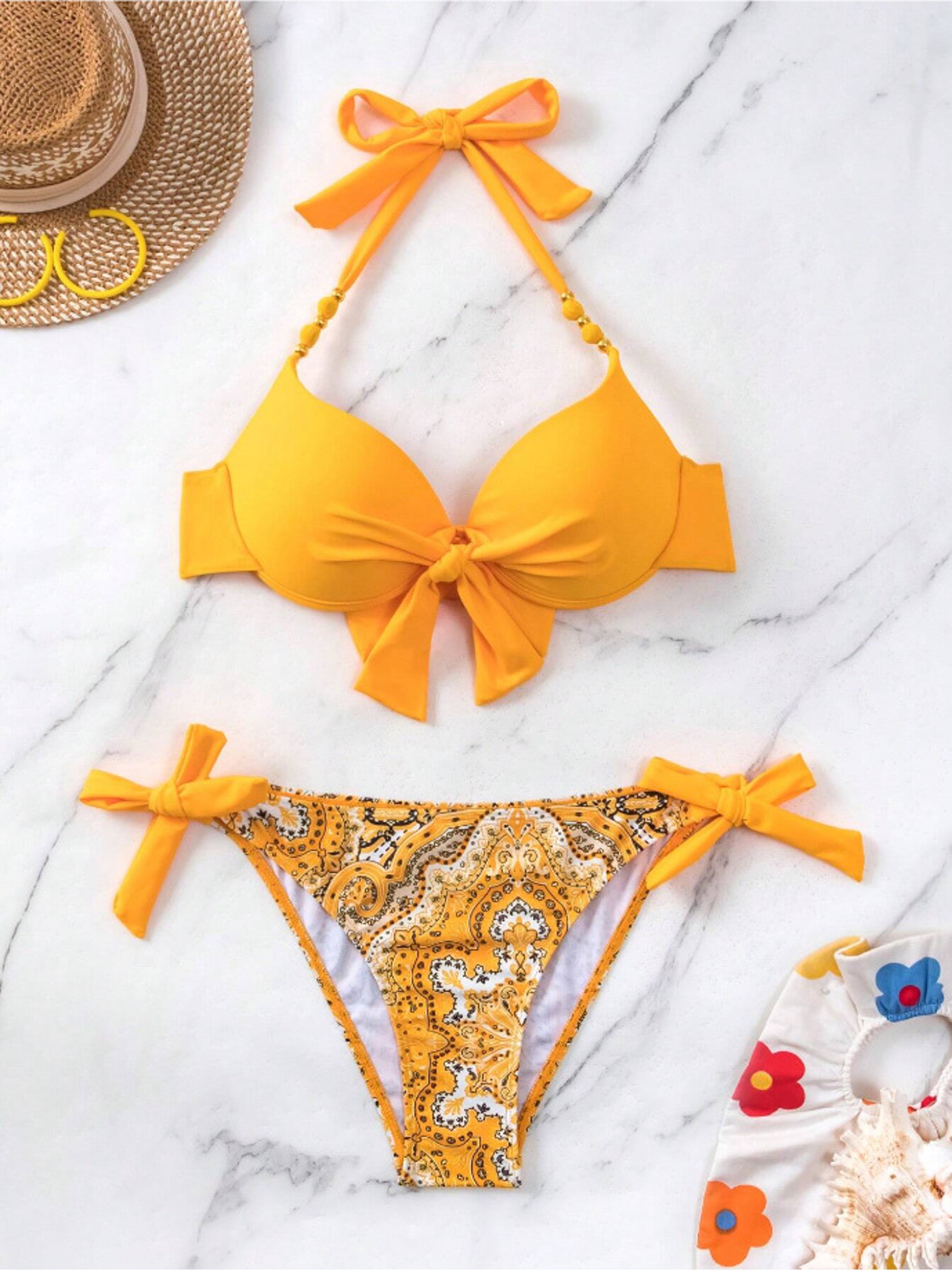 Sexy Push Up Bikini, Women Swimsuit Two Piece Swimwear, Female Thong Bikinis Set, Brazilian Biquini for Bathing Suits – view 10