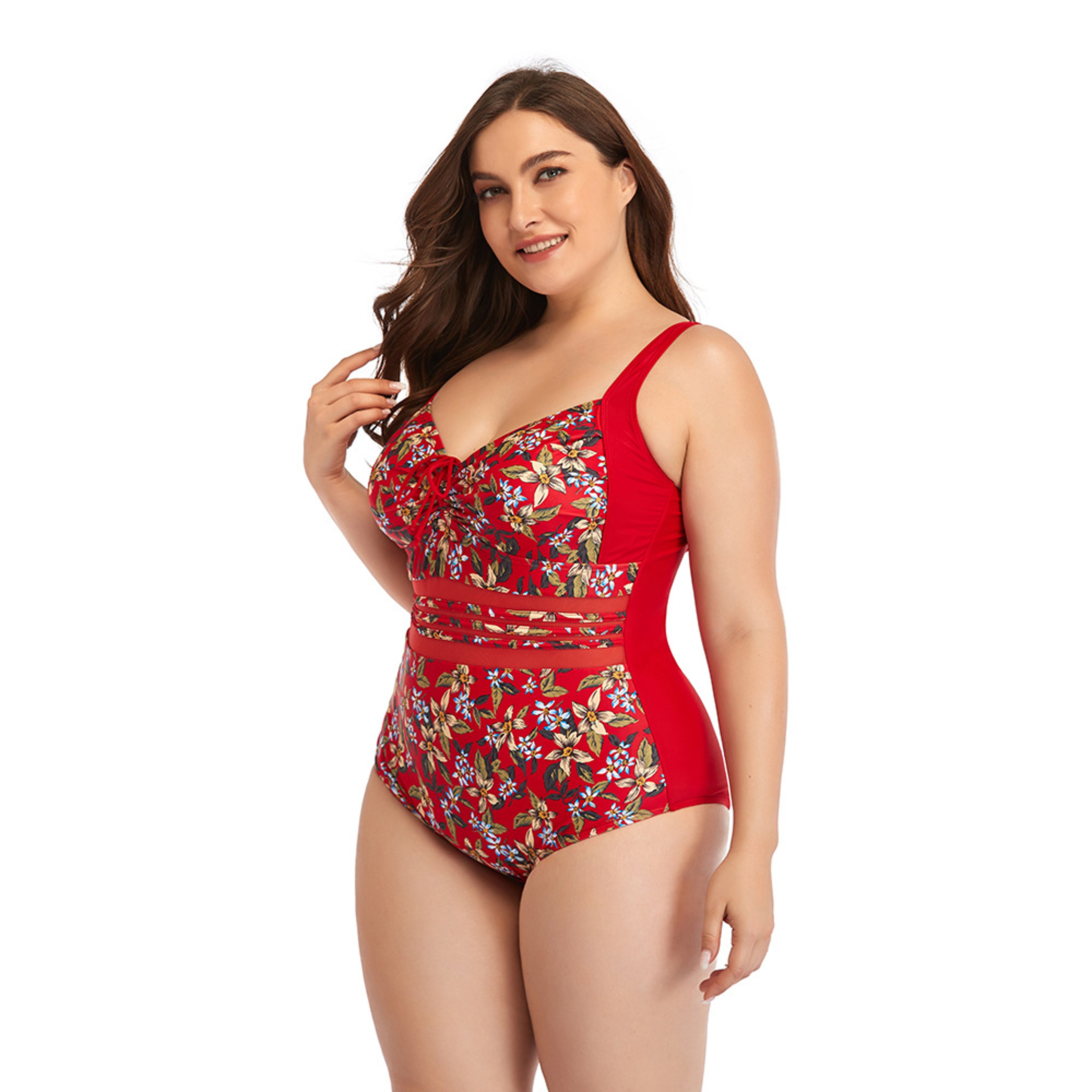 Swimwear Women New Style Of Bikinis Set One Piece Swimsuit Plus Size Sexy Swimming For Ladies Beach 6