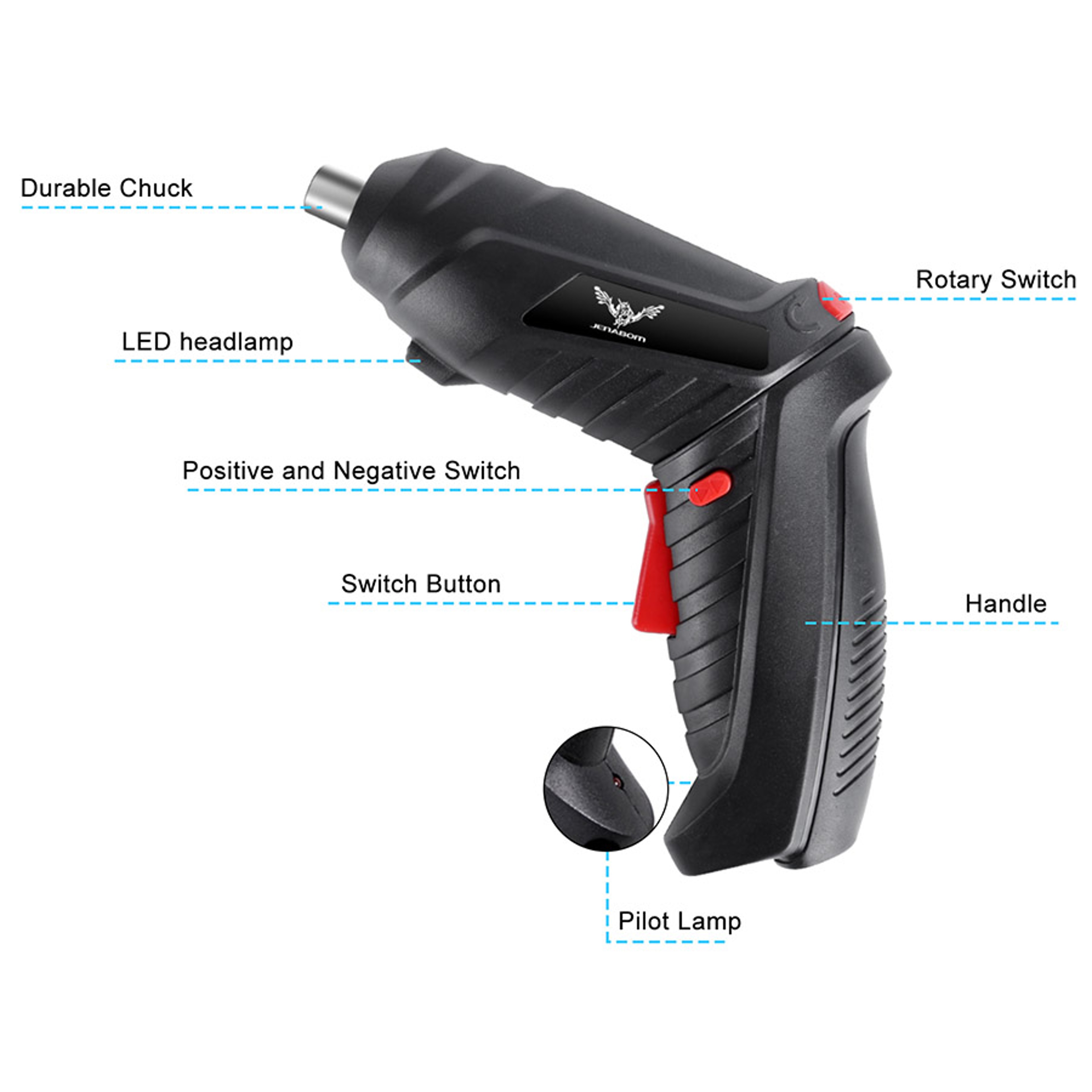 Power Tools Set For Household Maintenance Repair Lithium Battery Mini Electric Drill Cordless Screw 1
