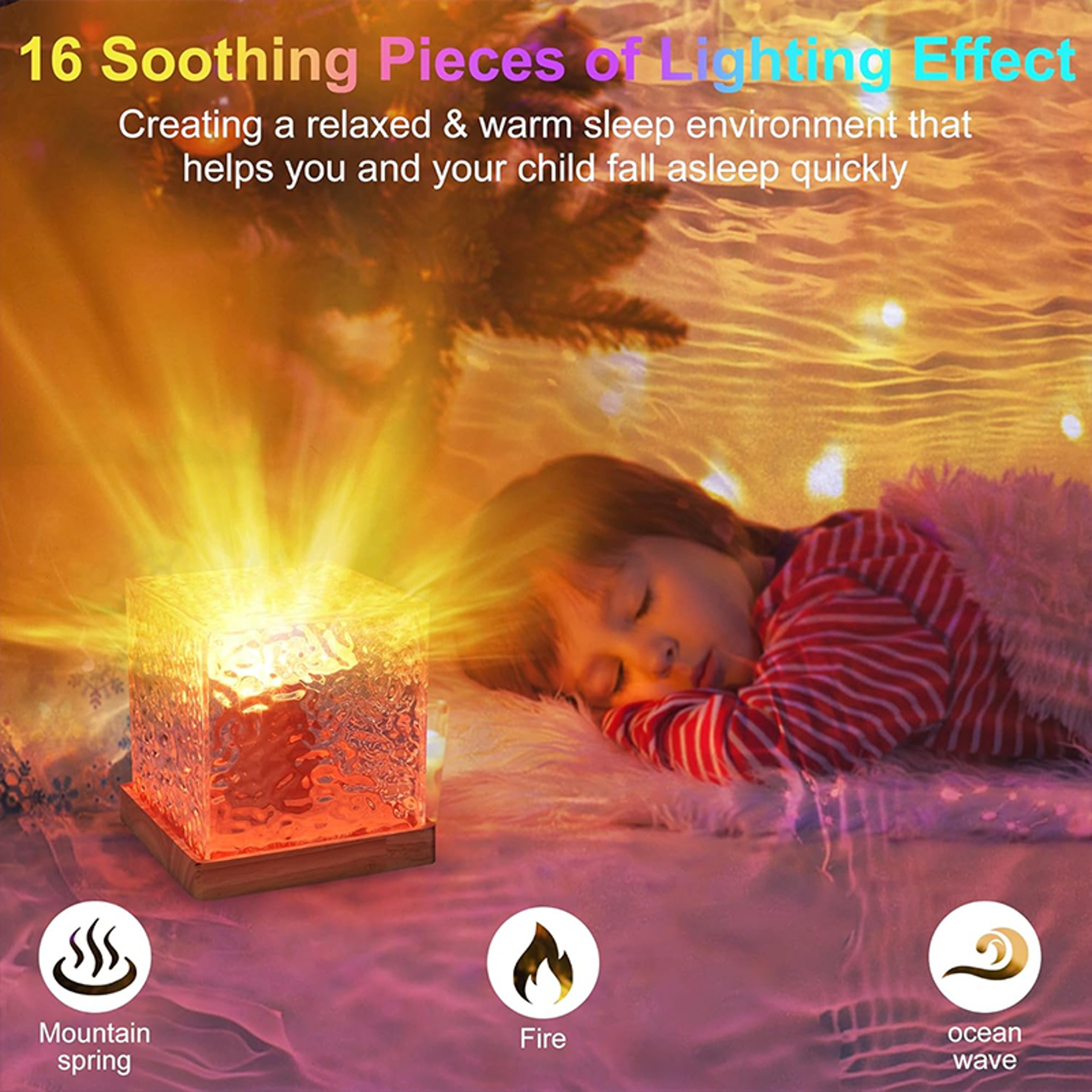 Ocean Wave Projector Light Midnight Aura Aurora Glow Lamp For Home Office Bar Restaurant Underwater 0