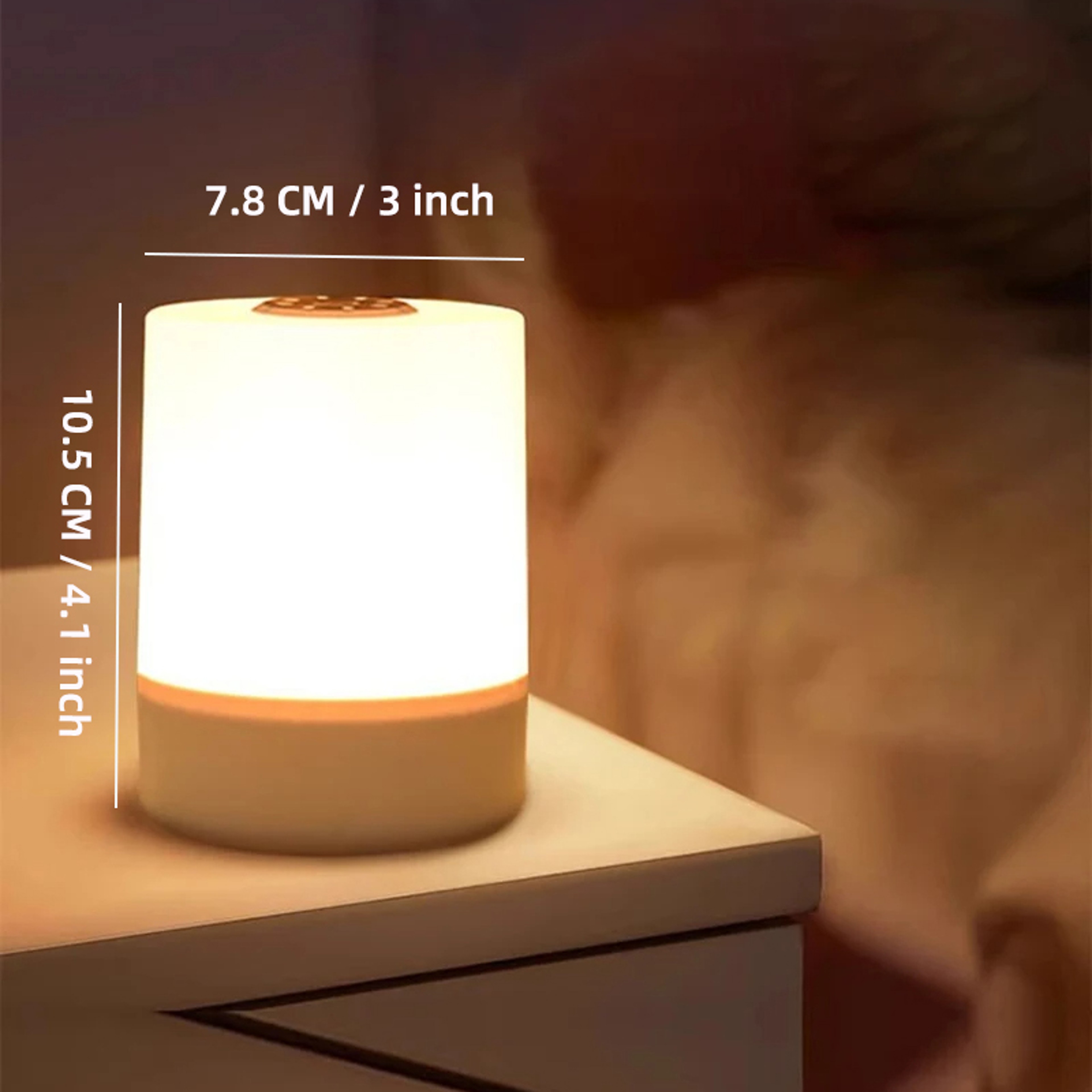 Touch Night Lamp, Dimming Bedroom Bedside Lamp, USB Charging Night Light, Ambient Light, Soft Light Table Lamp for Kids – view 7