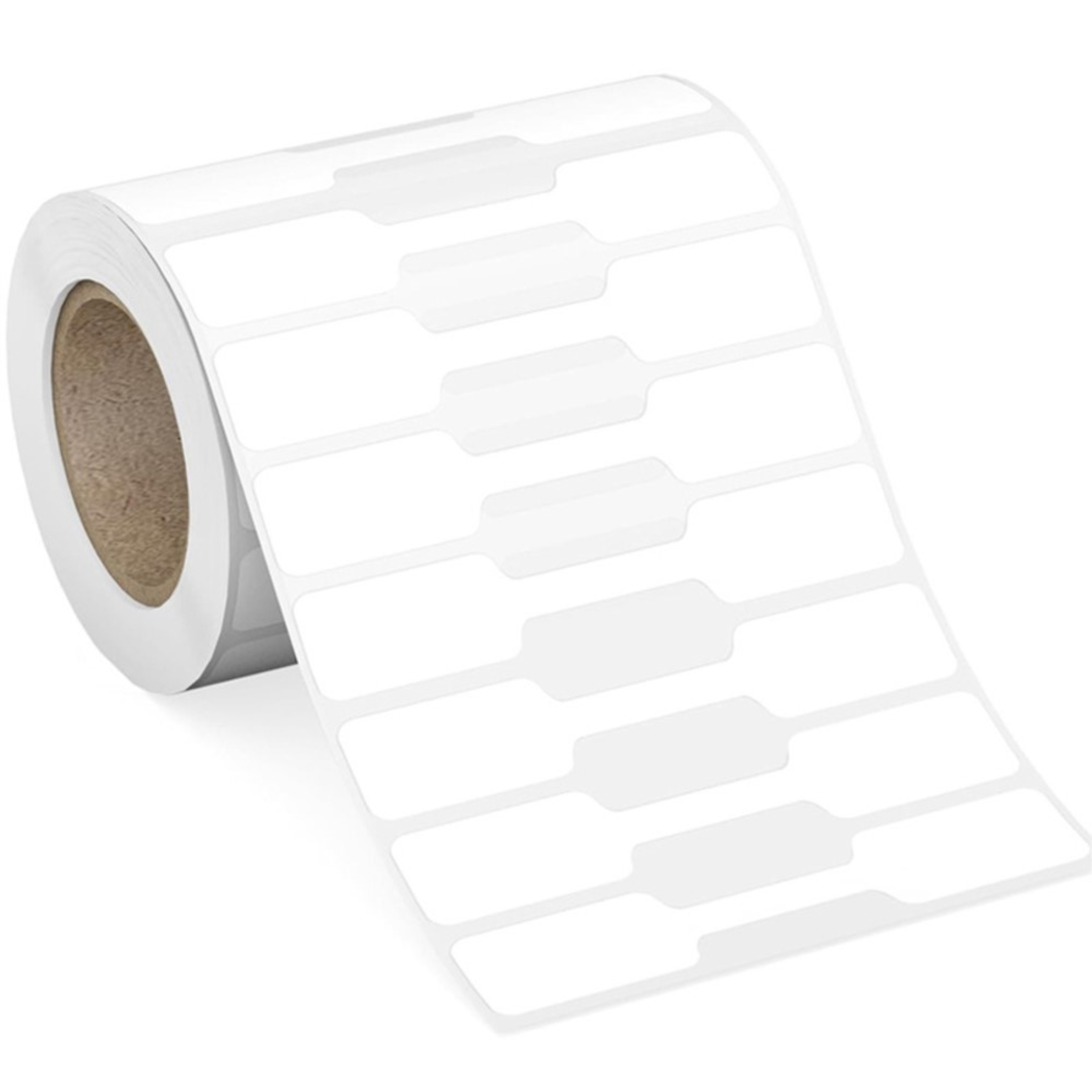 Roll Blank Paper Price Tags, Portable Self Adhesive Stickers for Jewelry Hangtags, Necklace Ring Display Packaging – view 2