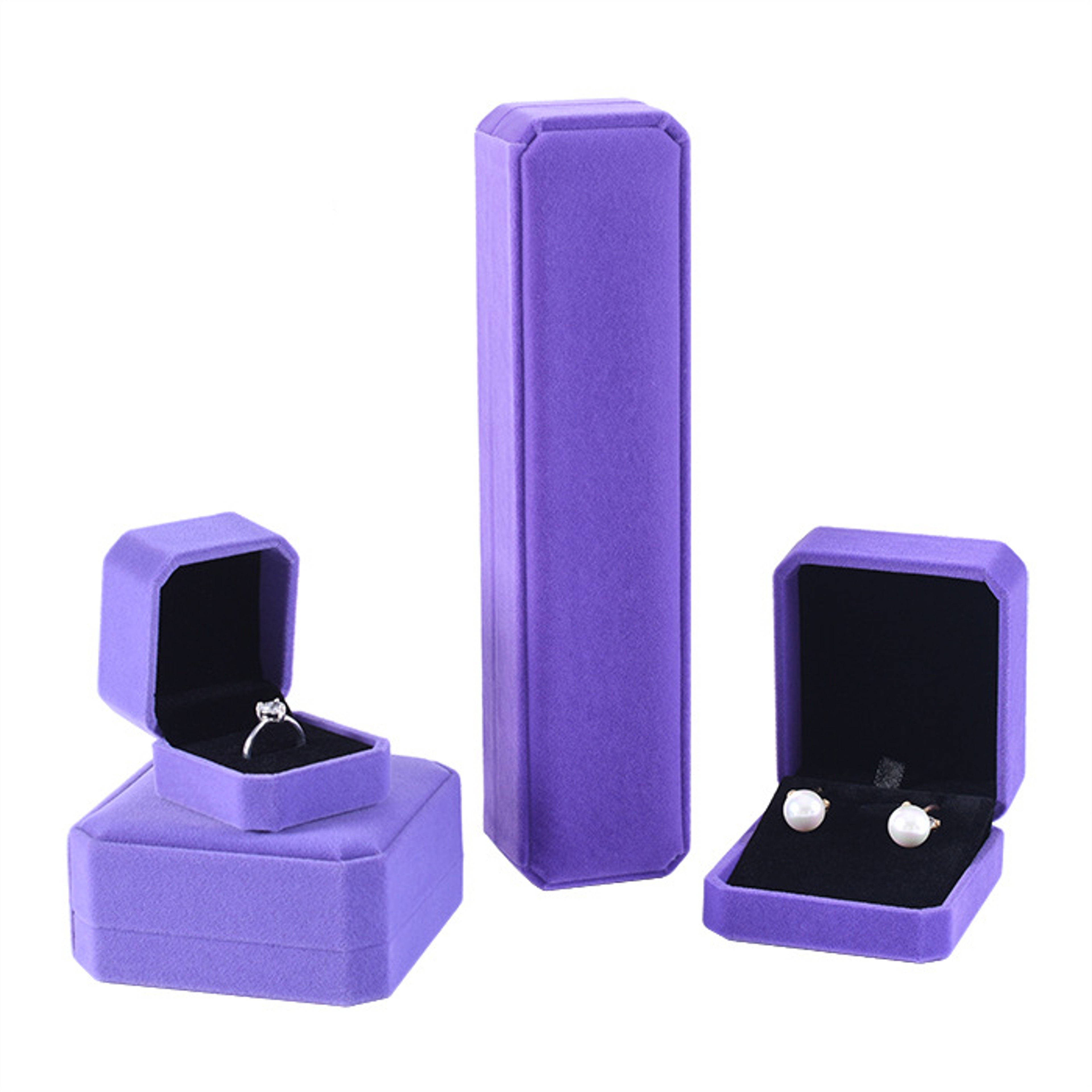 Ring Box Necklace Packaging Organizer Jewelry Packaging Bulk Gift Box Earring Holder Necklace Organ