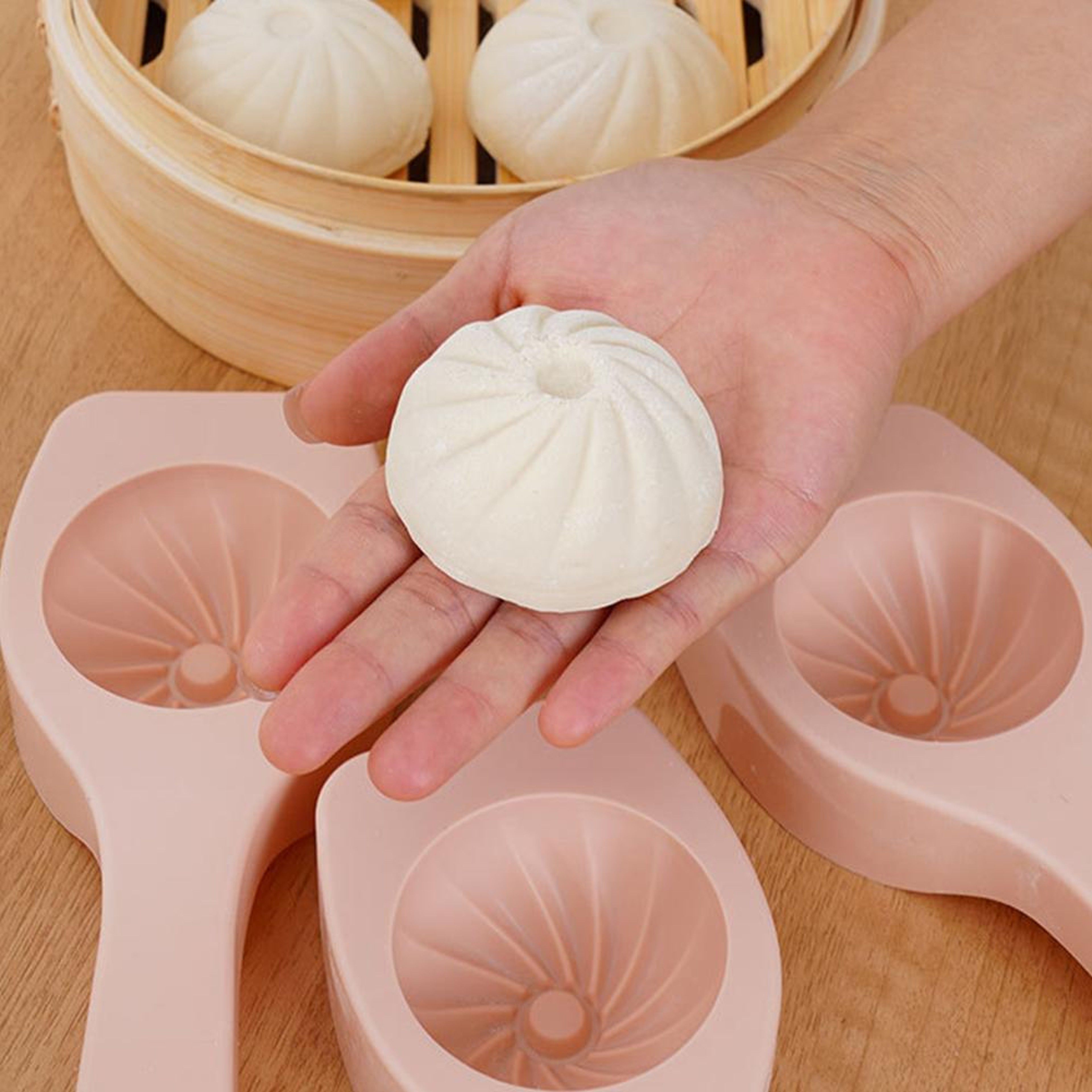 Steamed Bread Mold Artifact Pasta Bag Steamed Stuffed Bun Tool Pastry Outfit Large Household Tool F 3