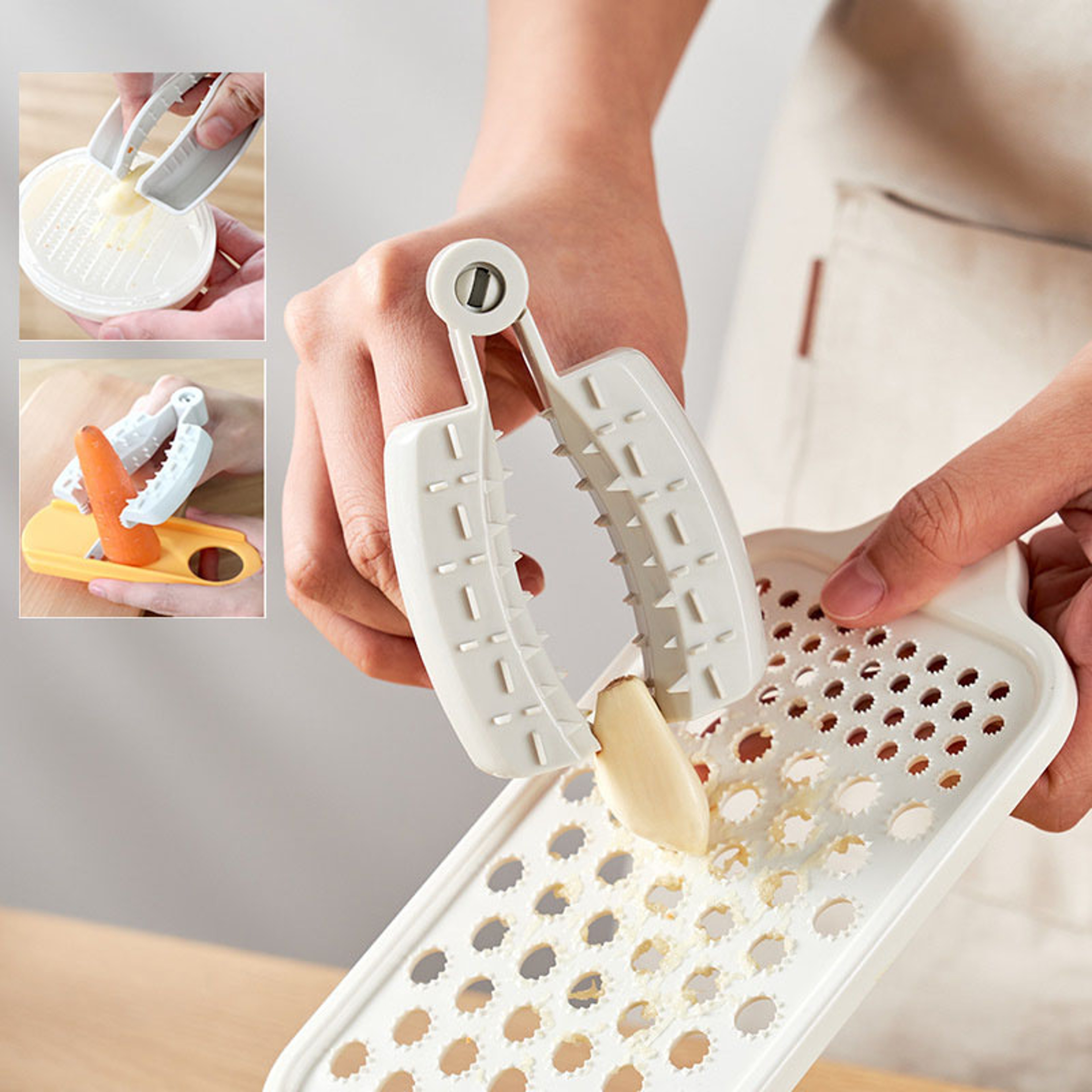 Vegetable Slicer Guard Plastic Finger Protector For Slicing Shredding Chopping Safety Clip For Hand 0