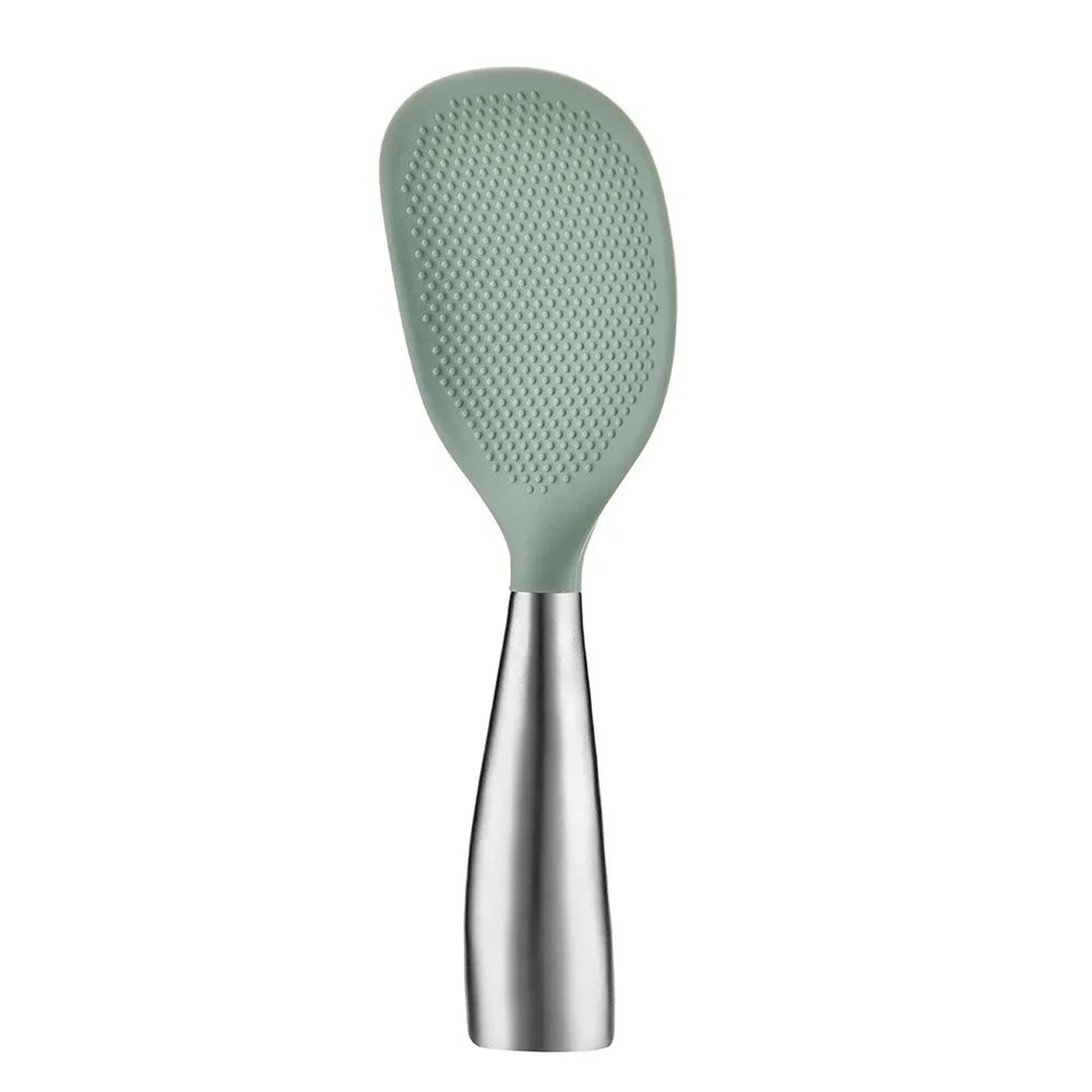 Silicone Spoon Nonstick Cooking Spoon Antiscalding Pot Rice Spoon Hightemperatureresistant Spoon Du 10