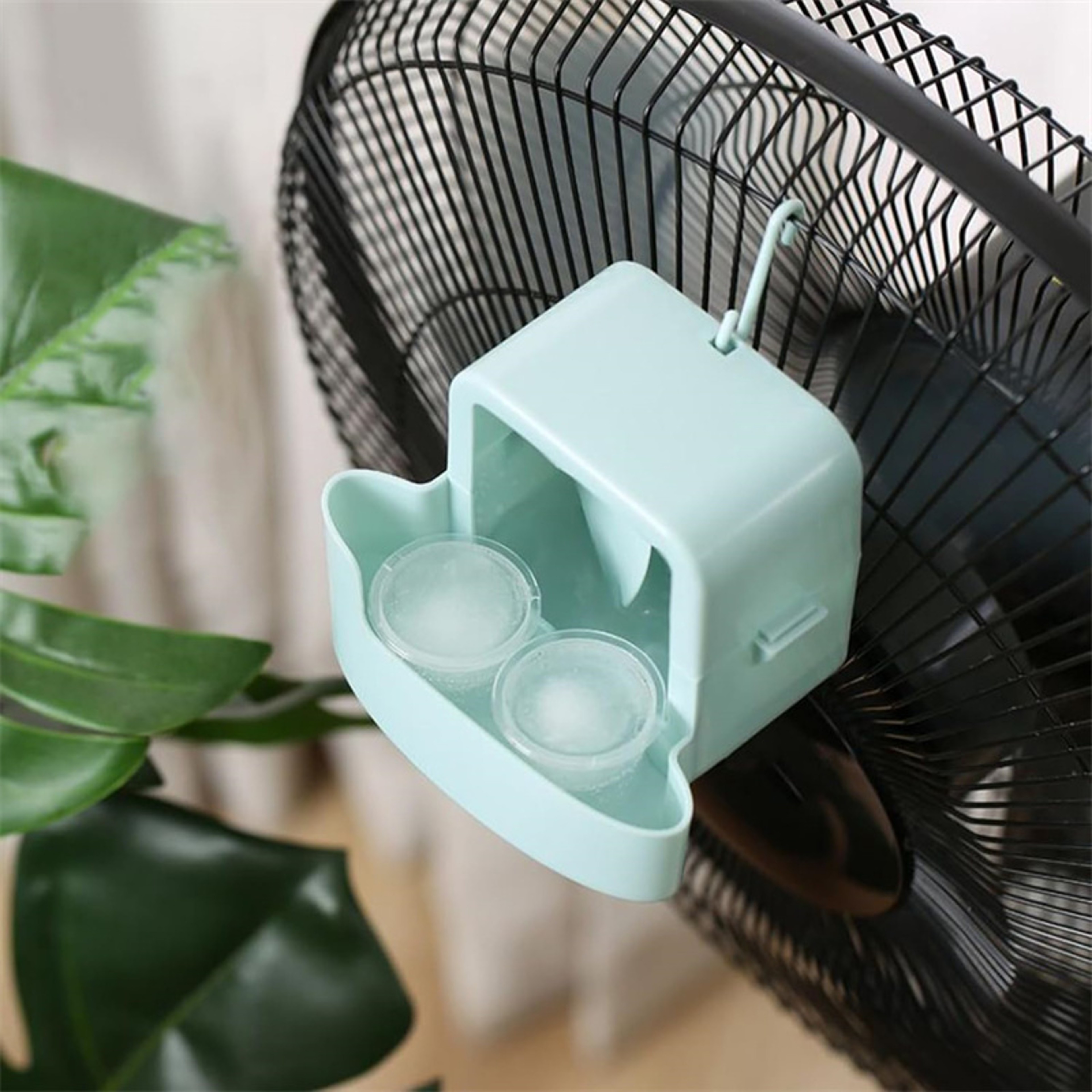 Electric Fan Cooling Storage Box Hanging Fan Cooling Tool Cup Household Cooling Box Fan Cooler Refr