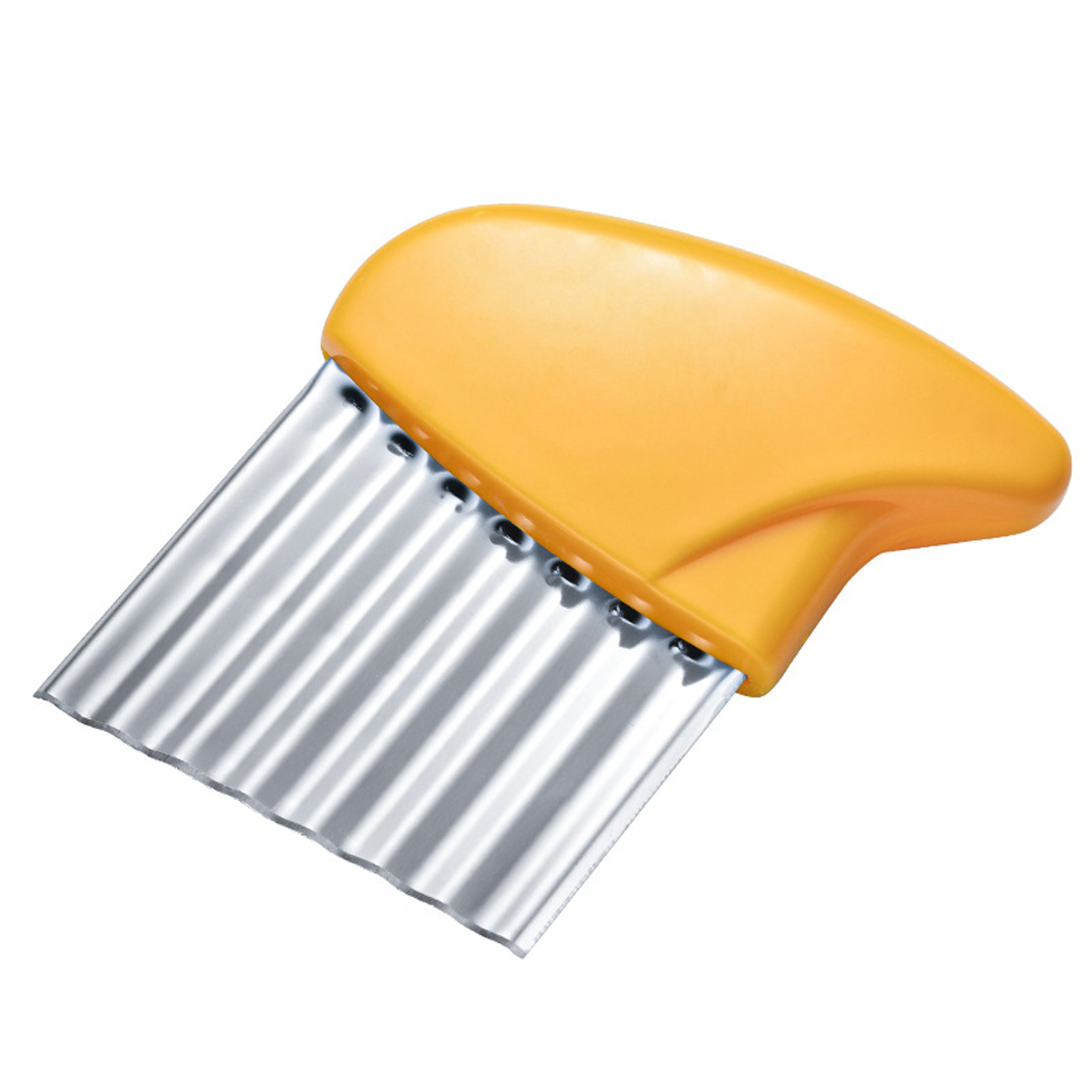 Stainless Steel Potato Chip Slicer Dough Vegetable Fruit Crinkle Wavy Slicer Knife Potato Cutter Ch 3