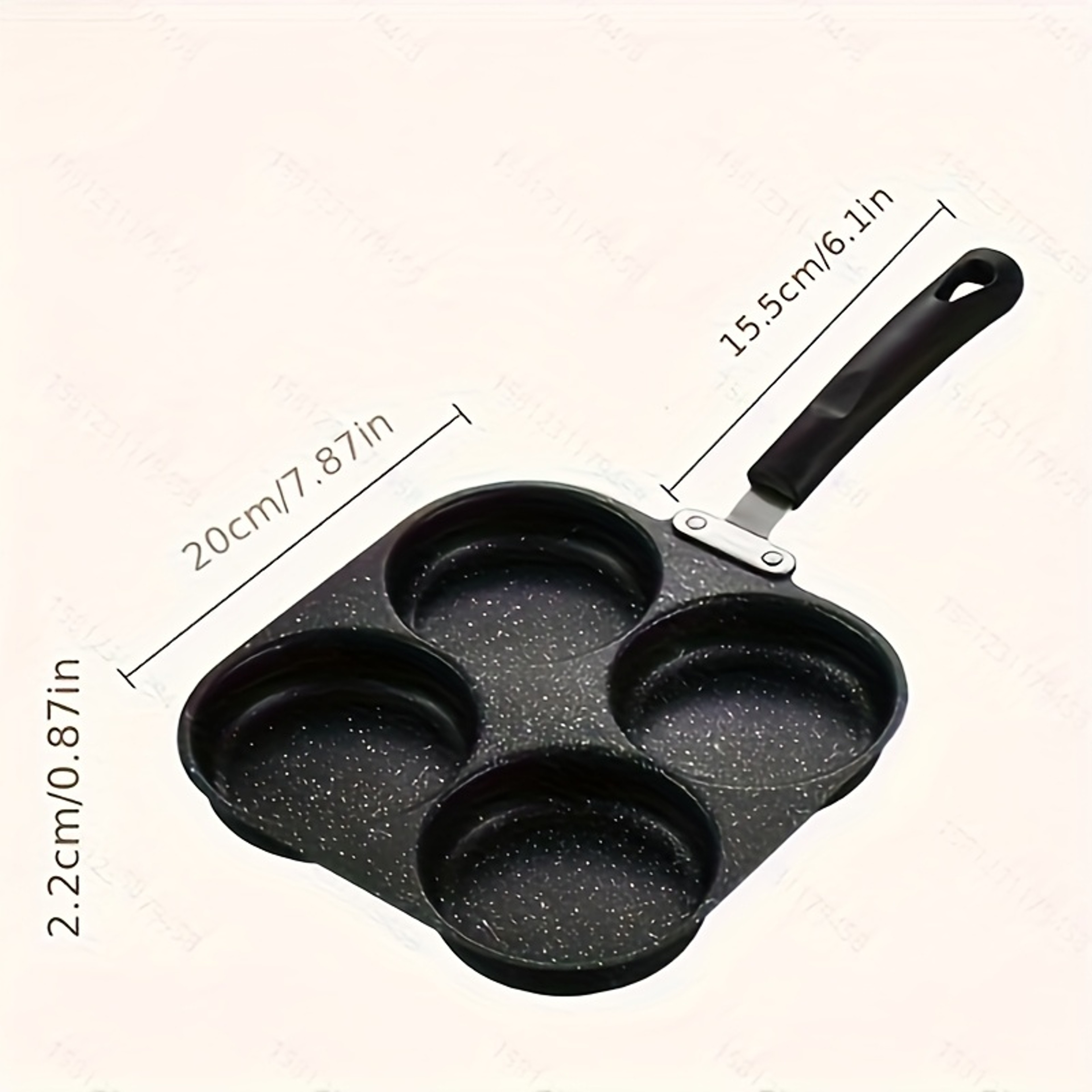 Cast Iron NonStick Omelette Pan Pancake Burger Cooker Ideal For Gas  Electric Stoves MultiBurner De 2