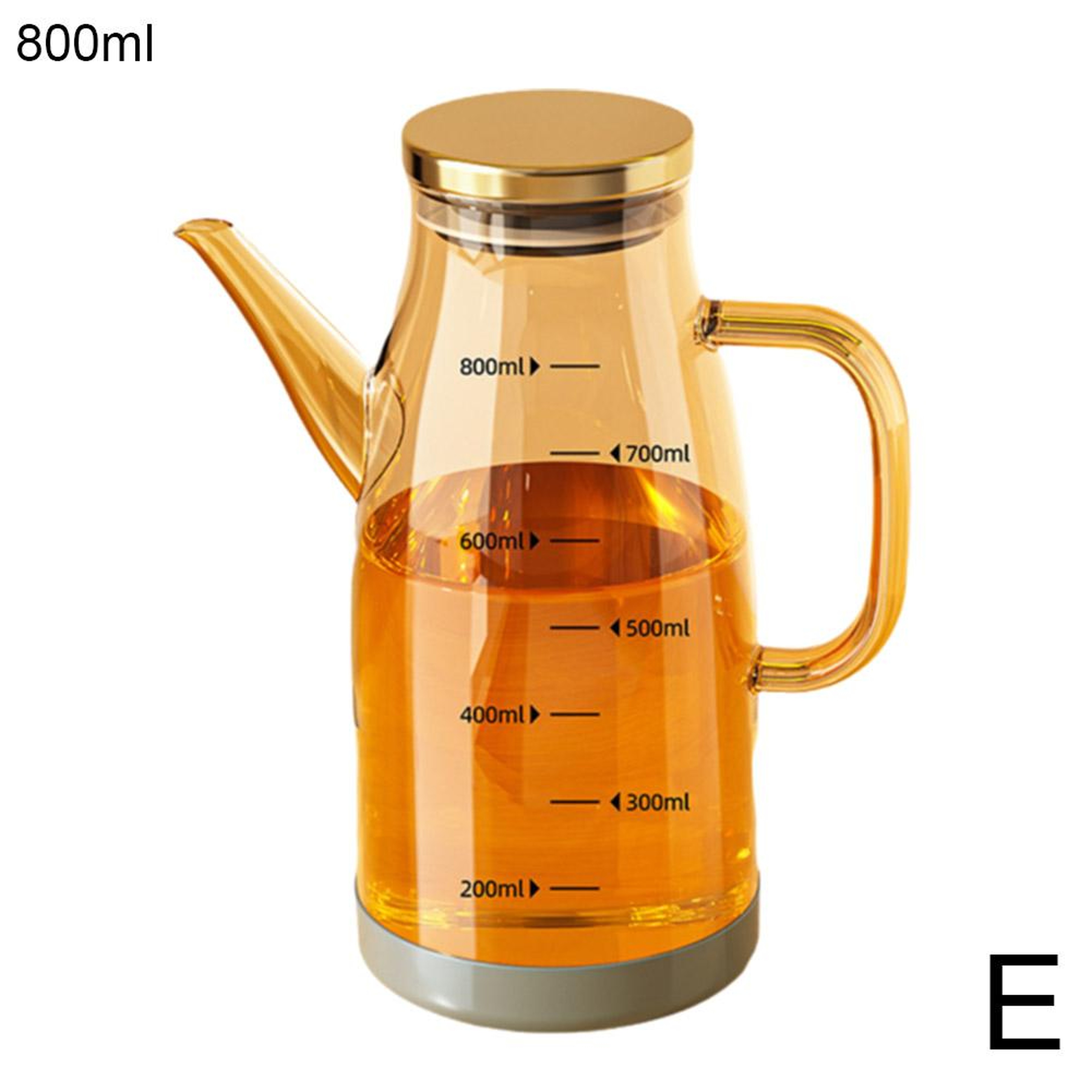 Glass Oil Pot, Kitchen Household Seasoning Bottle, Stainless Steel Hanging Oil Tank, Glass Oil Container for Easy – view 11