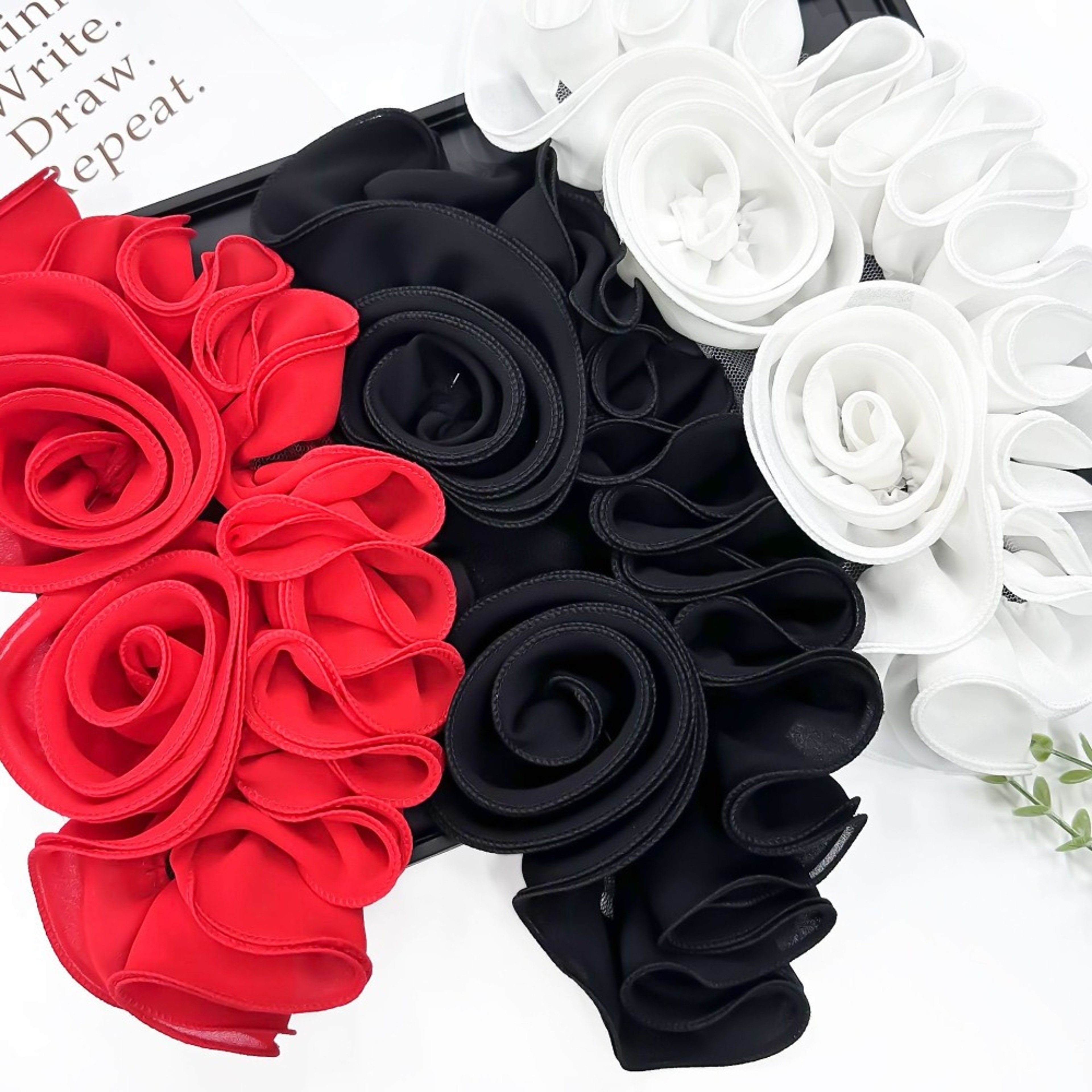 Trendy Floral Decoration, Flower Shape Floral Patch, Detachable Wedding Dress Accessories, DIY Clothing Decoration – view 5