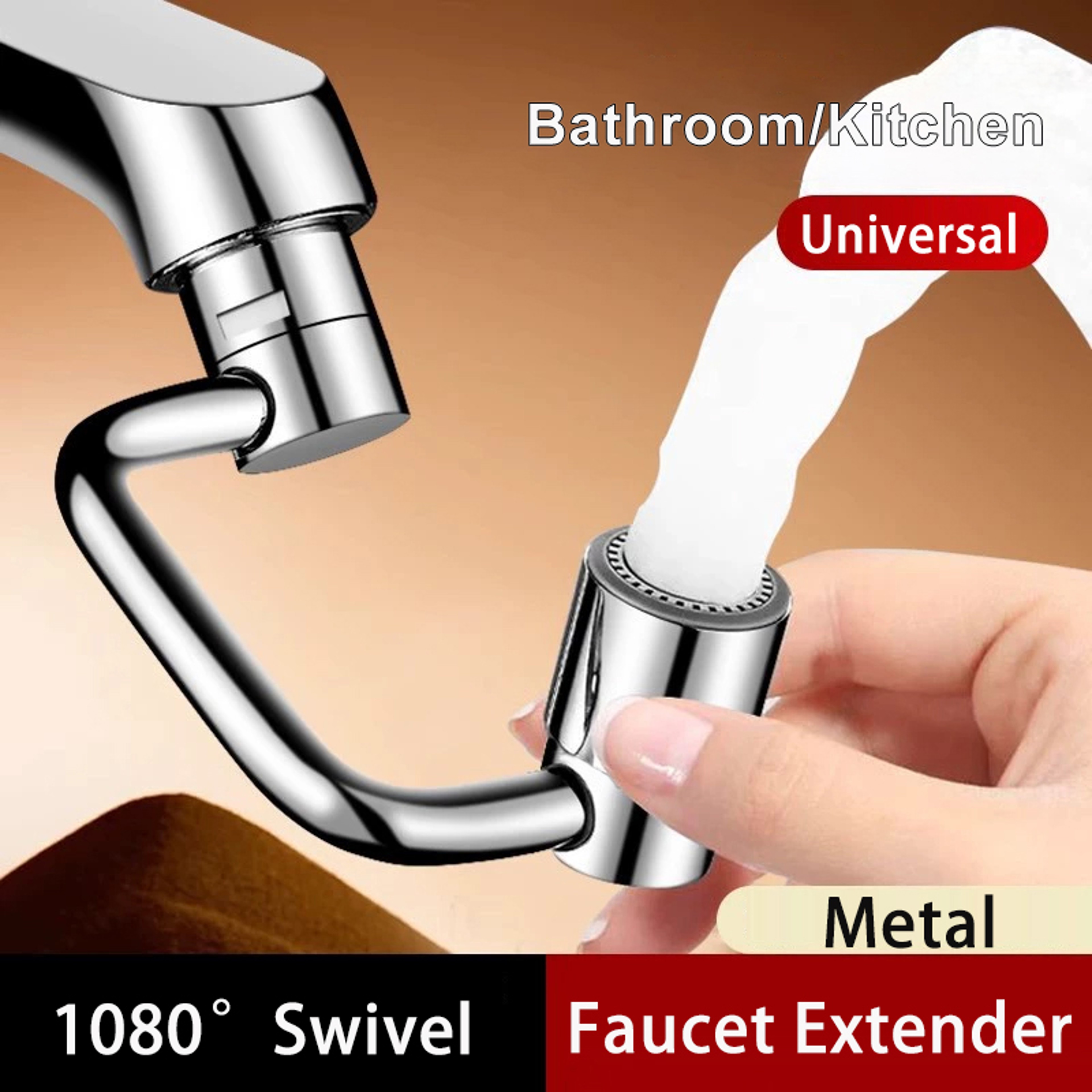 Rotatable Kitchen Faucet Aerator Antisplash Bubbler Head Nozzle Adapter Universal Bathroom Tap Exte 6