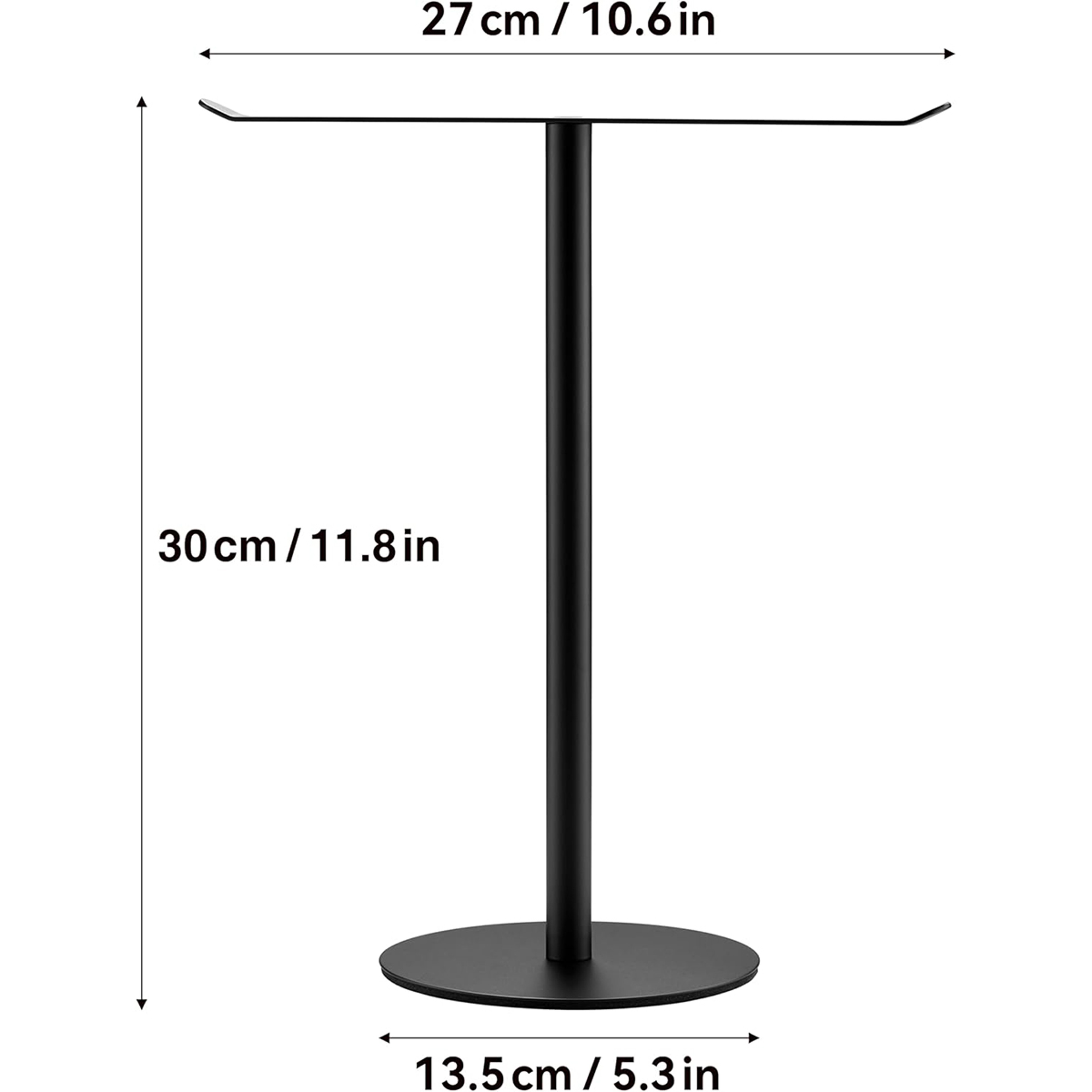 T Shape Hand Towel Holder Stainless Steel Vertical Towel Rack Rustresistant With Heavy Base Bathroo 5