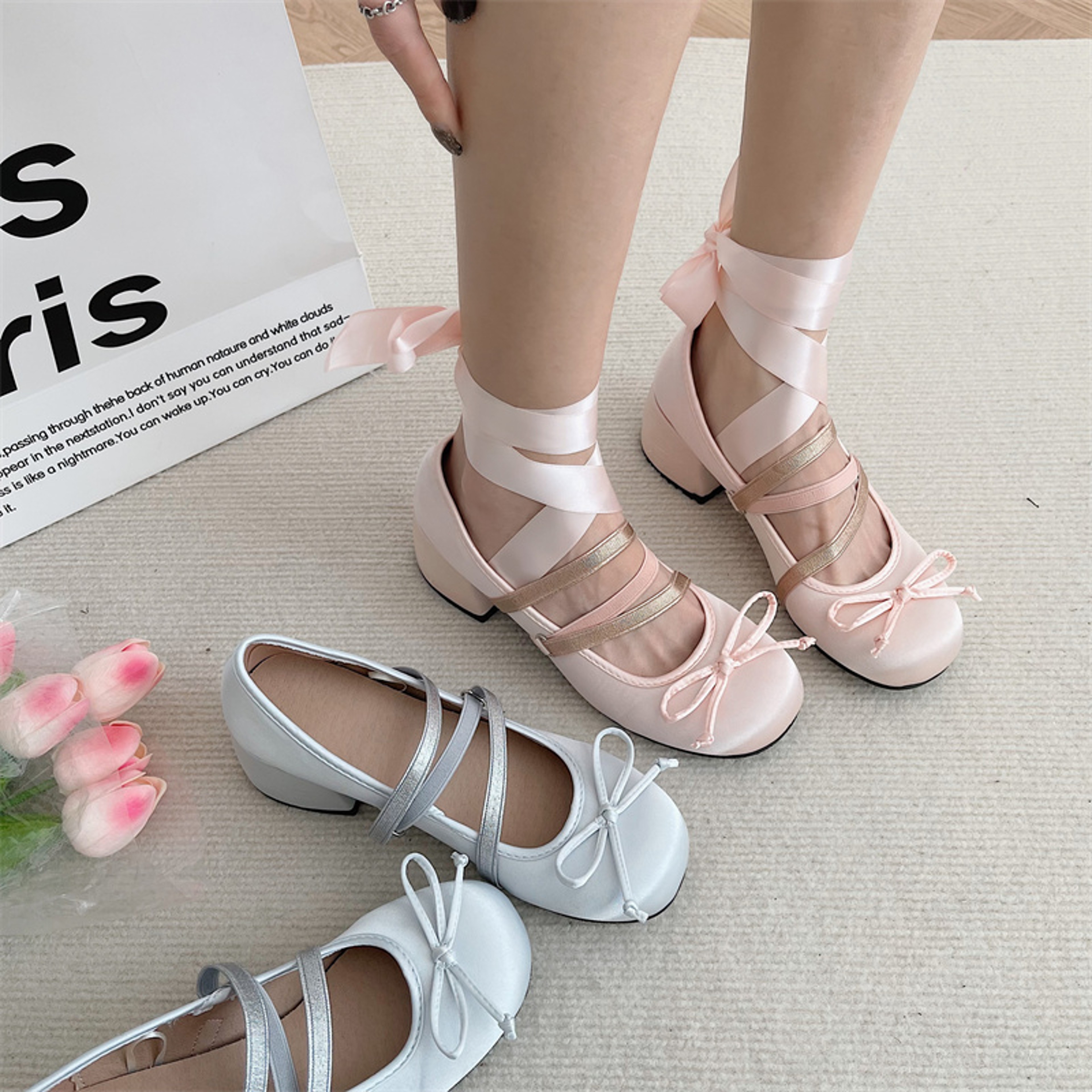 New Chunky Heels Lolita Pumps Shoes Women, Mary Janes Shoes Spring Summer Autumn Fashion – view 5