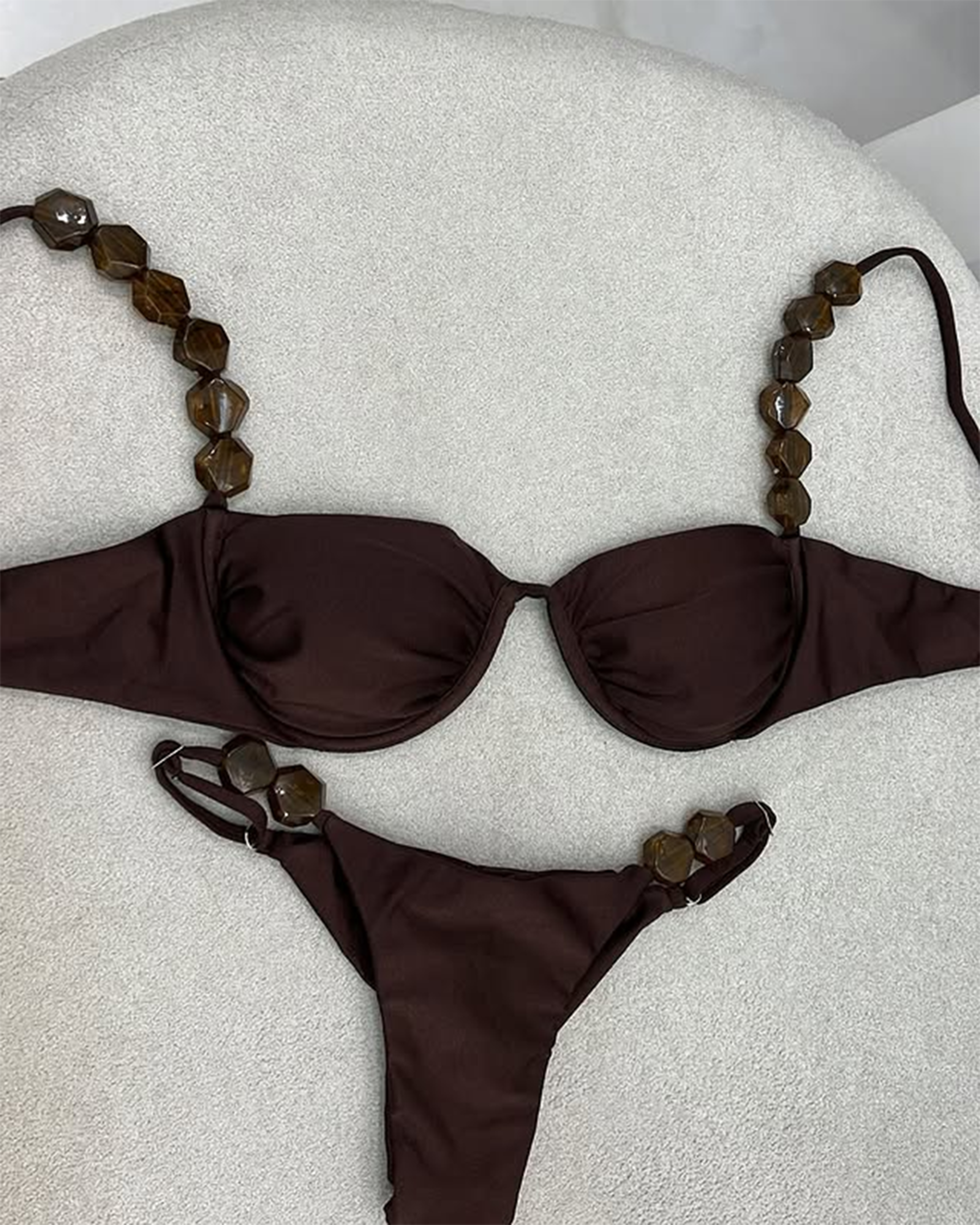 Sexy Bikini Set High Waist Golden Printed Women Swimwear Push Up Bikinis Swimsuit – view 2
