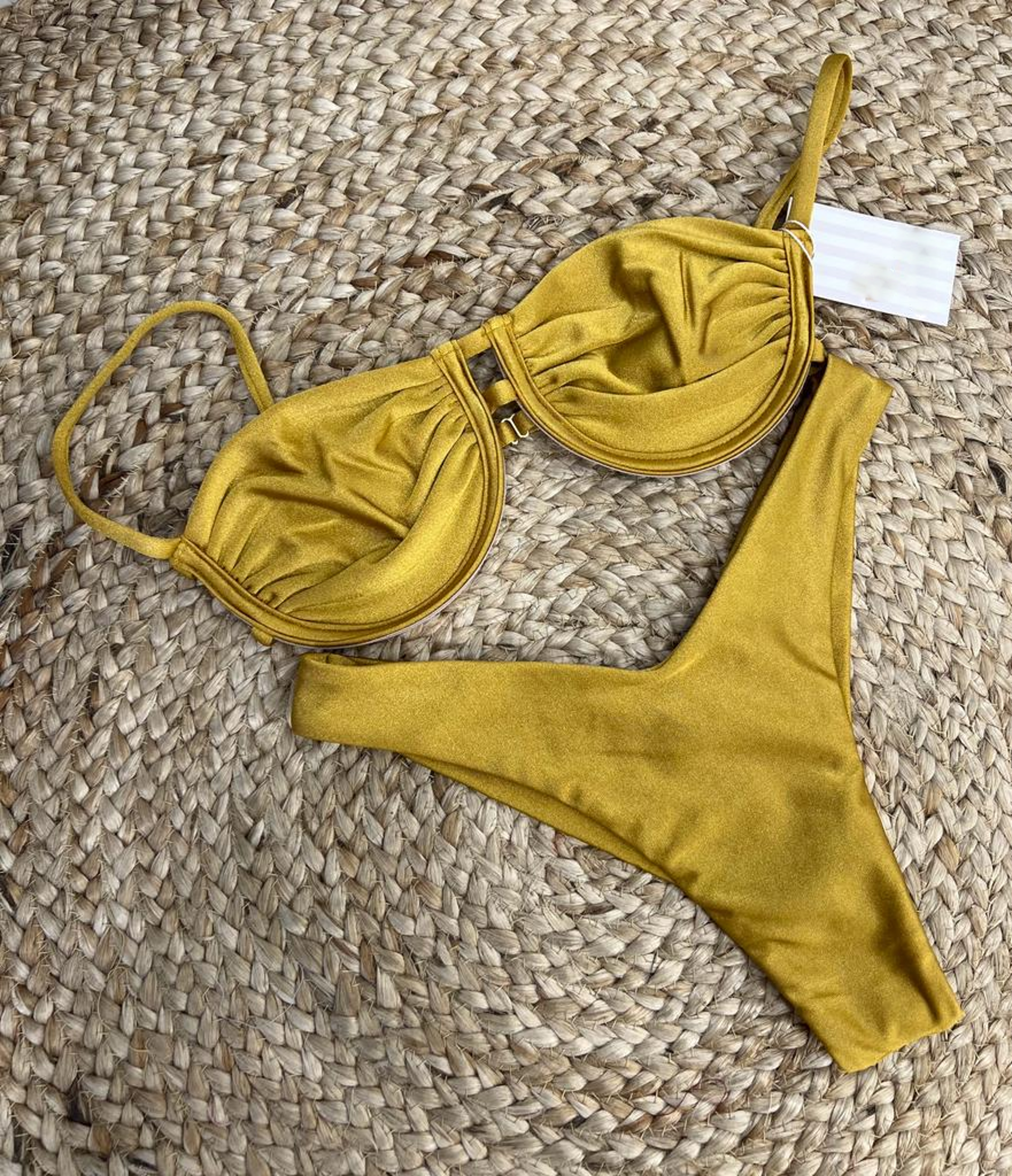 Luxury Swimwear For Female Push Up Beach Swimsuit Brazilian Bathing Suit With Hanging Neck 0