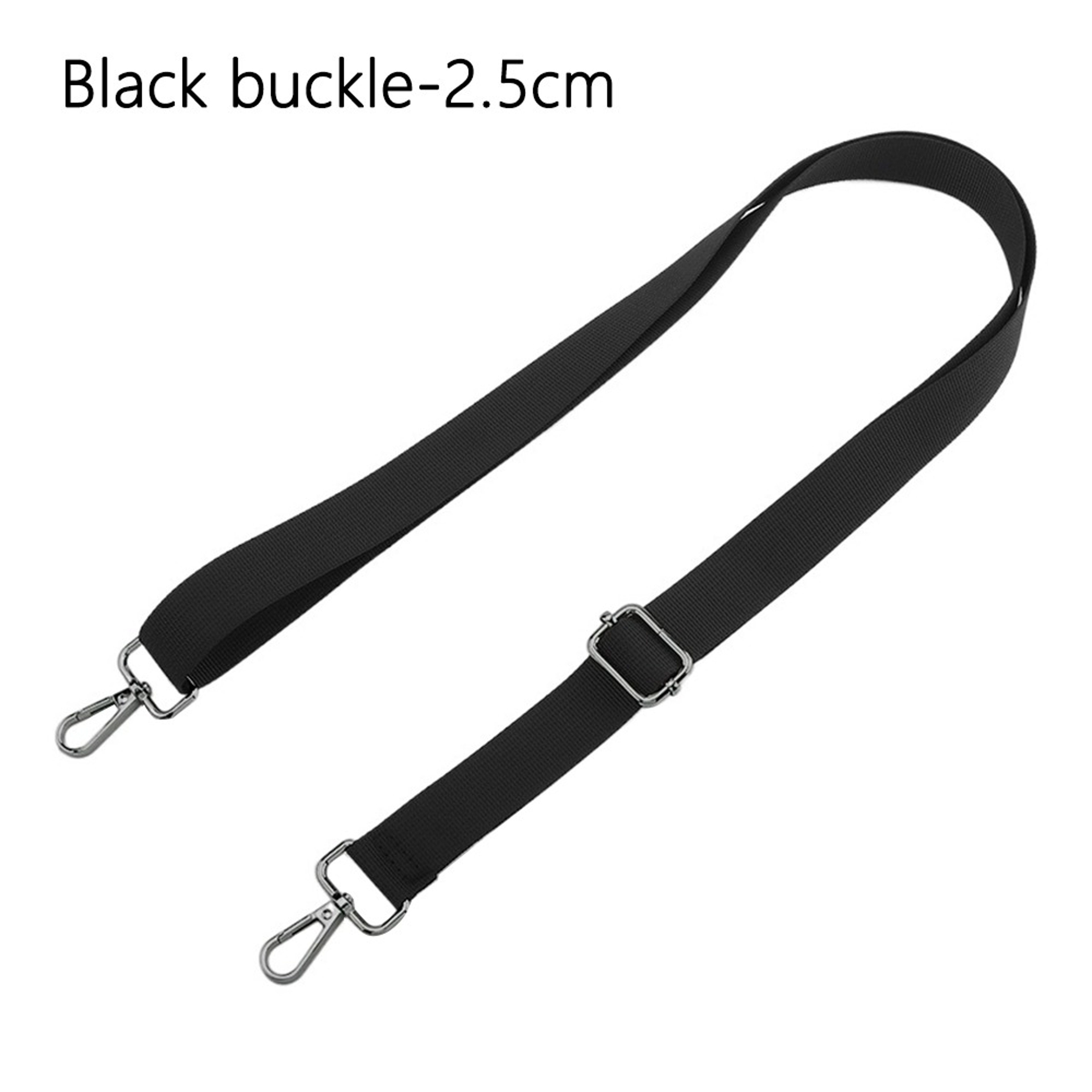 Fashion Black Nylon Shoulder Bag Strap Adjustable Detachable Belt For Messenger Bags Handbag Replac 8