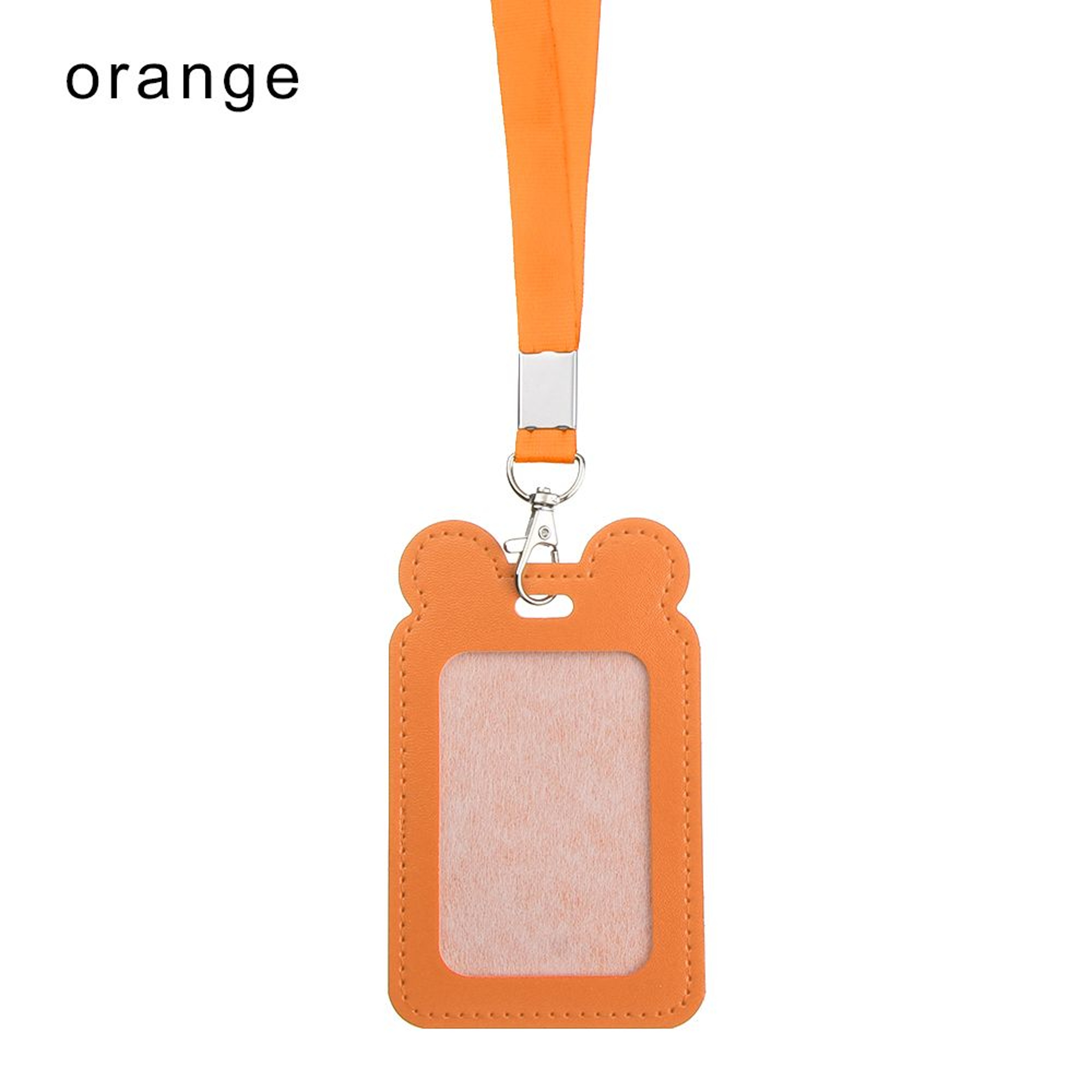 Unisex Work Card Holders With Lanyard PU Bank Card Name Credit Card Holders Card Bus ID Holders Identity Badge With Neck Strap – view 9