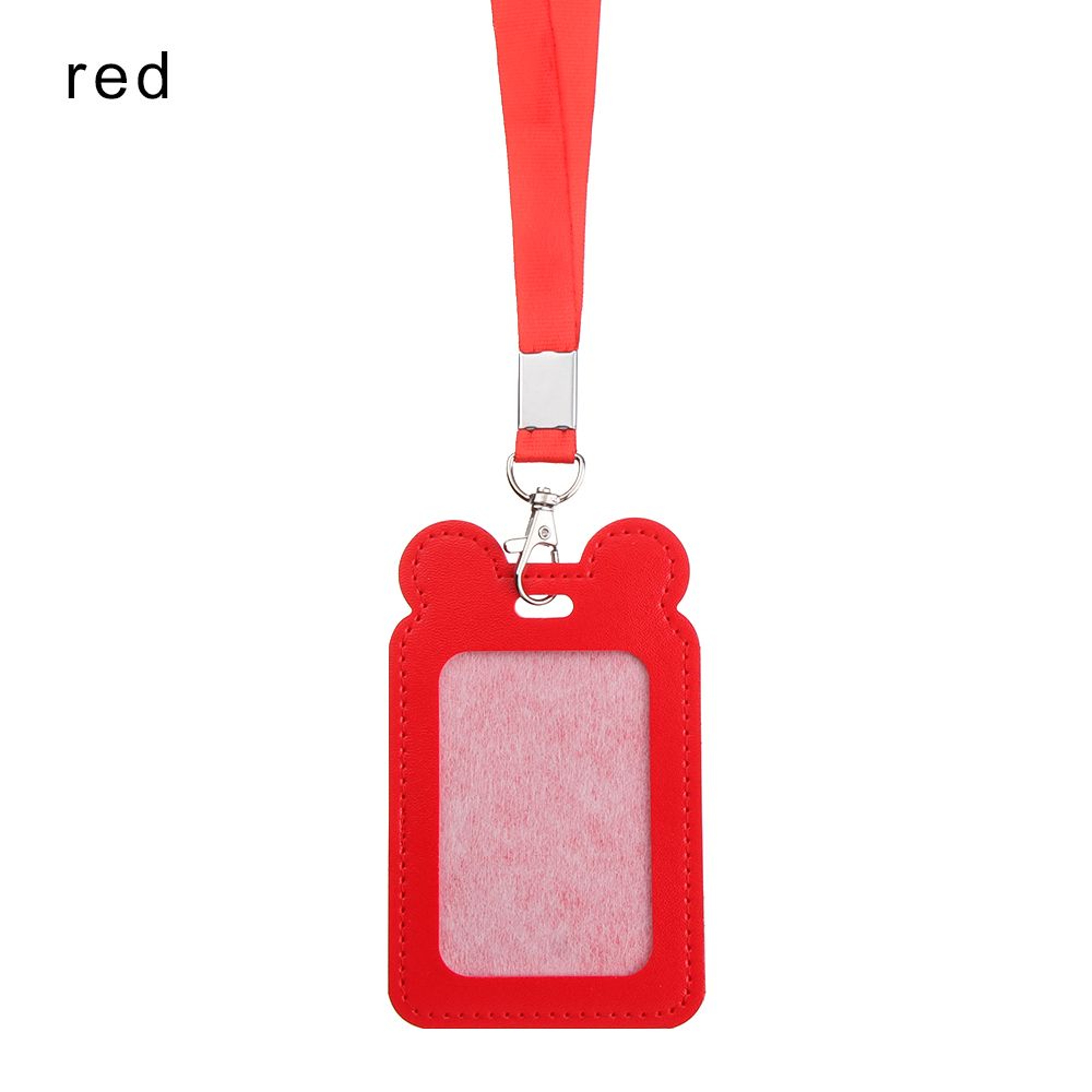 Unisex Work Card Holders With Lanyard PU Bank Card Name Credit Card Holders Card Bus ID Holders Identity Badge With Neck Strap – view 16