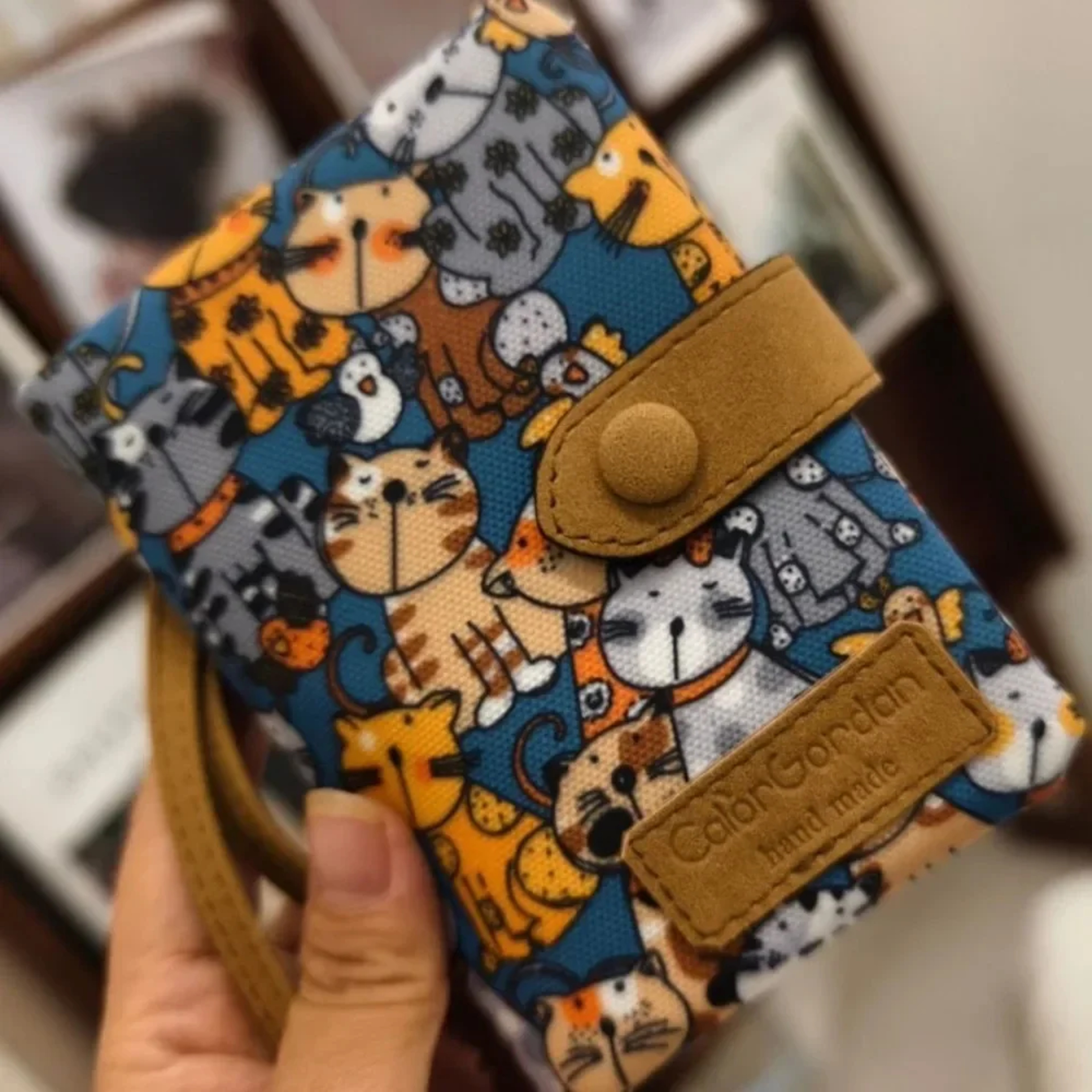 Women Cute Zipper Hasp Short Wallet PU Leather Coin Purse Money Bag With ID Card Holder Frosted Pri 5