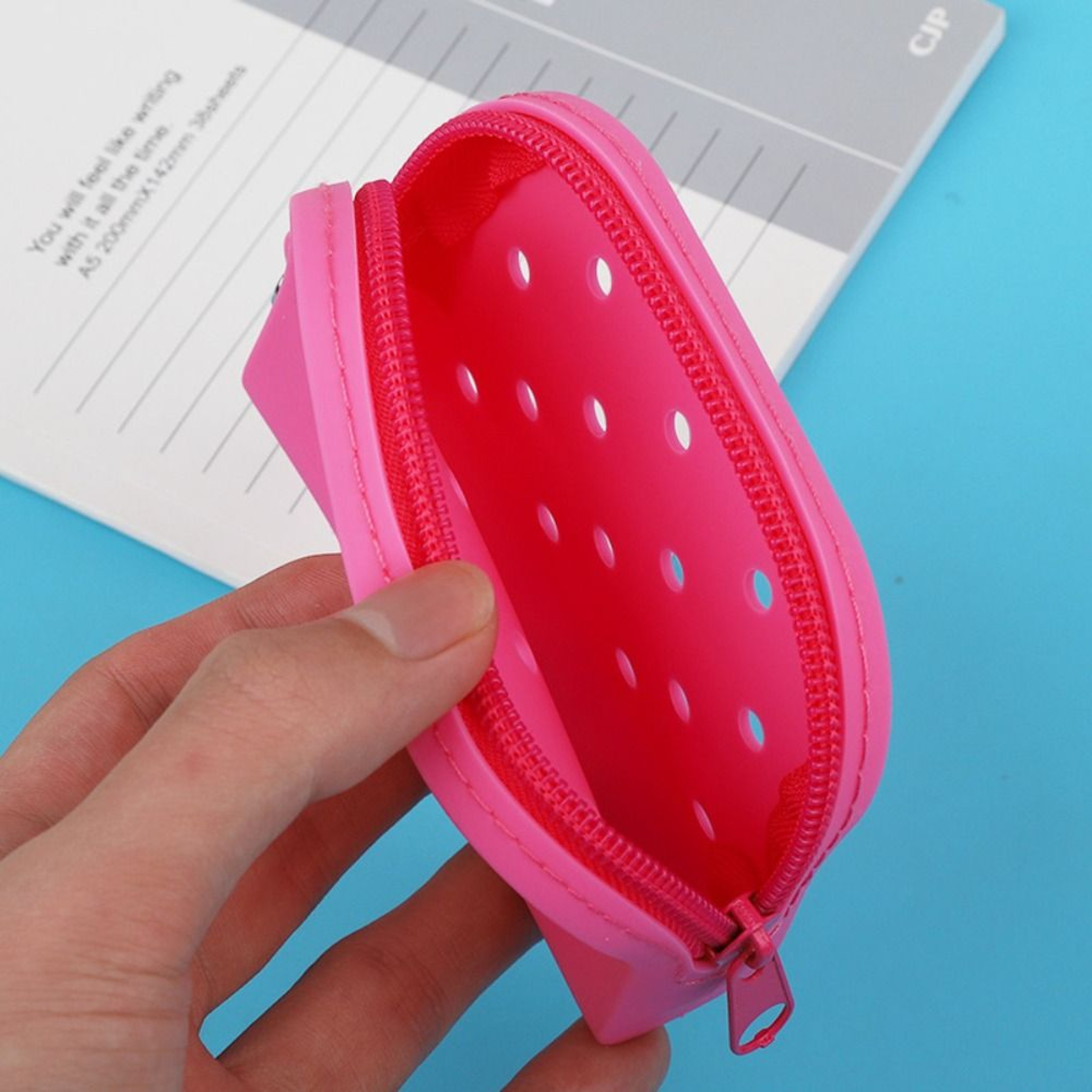 Soft Silicone Mini Holes Wallet Zipper Coin Purses, Card Holder, Money Bag for Women and Girls – view 3