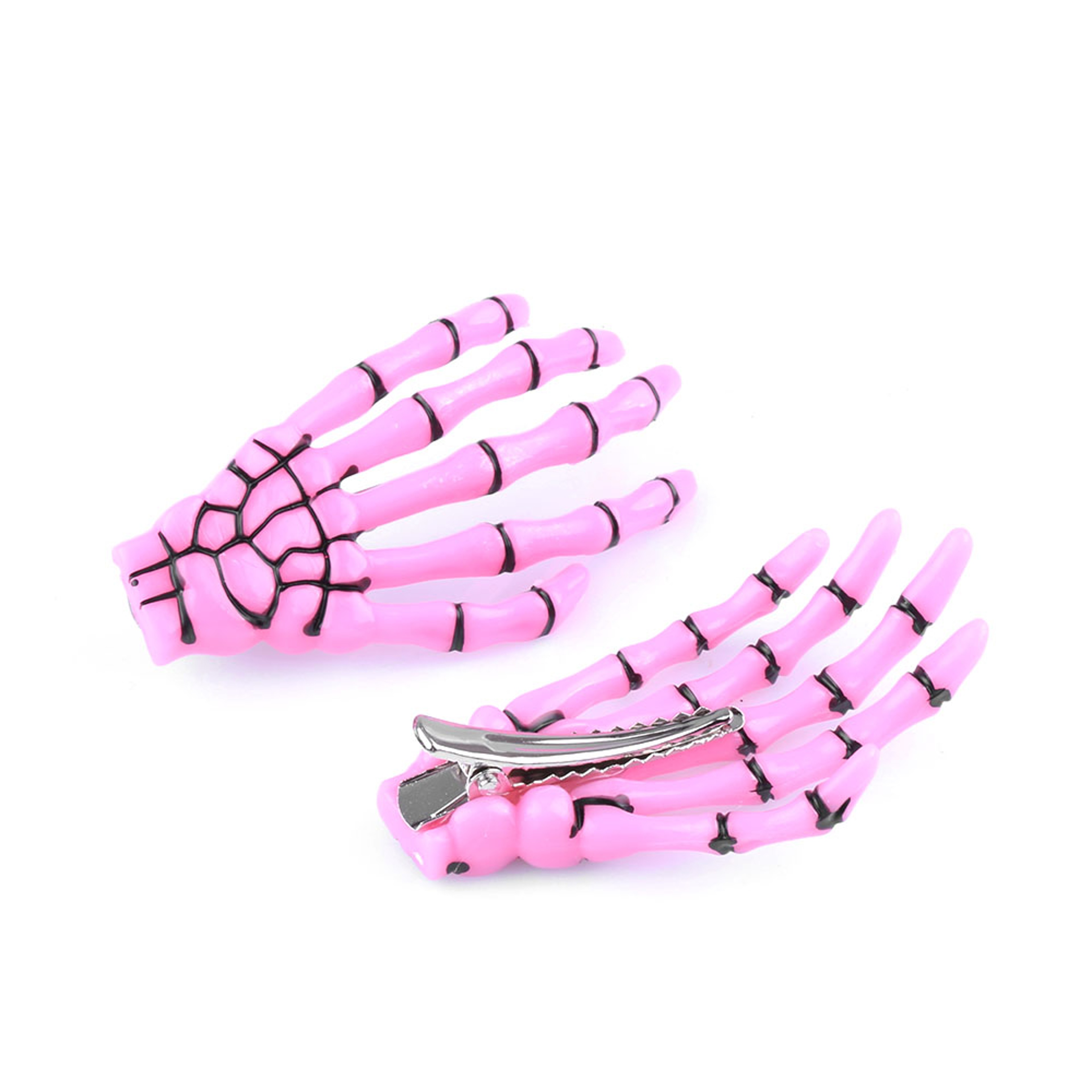 Skull Hand Bone Hairpin Gripper, Ghost Skeleton Hair Clips, Bone Claw Hair Accessories – view 11