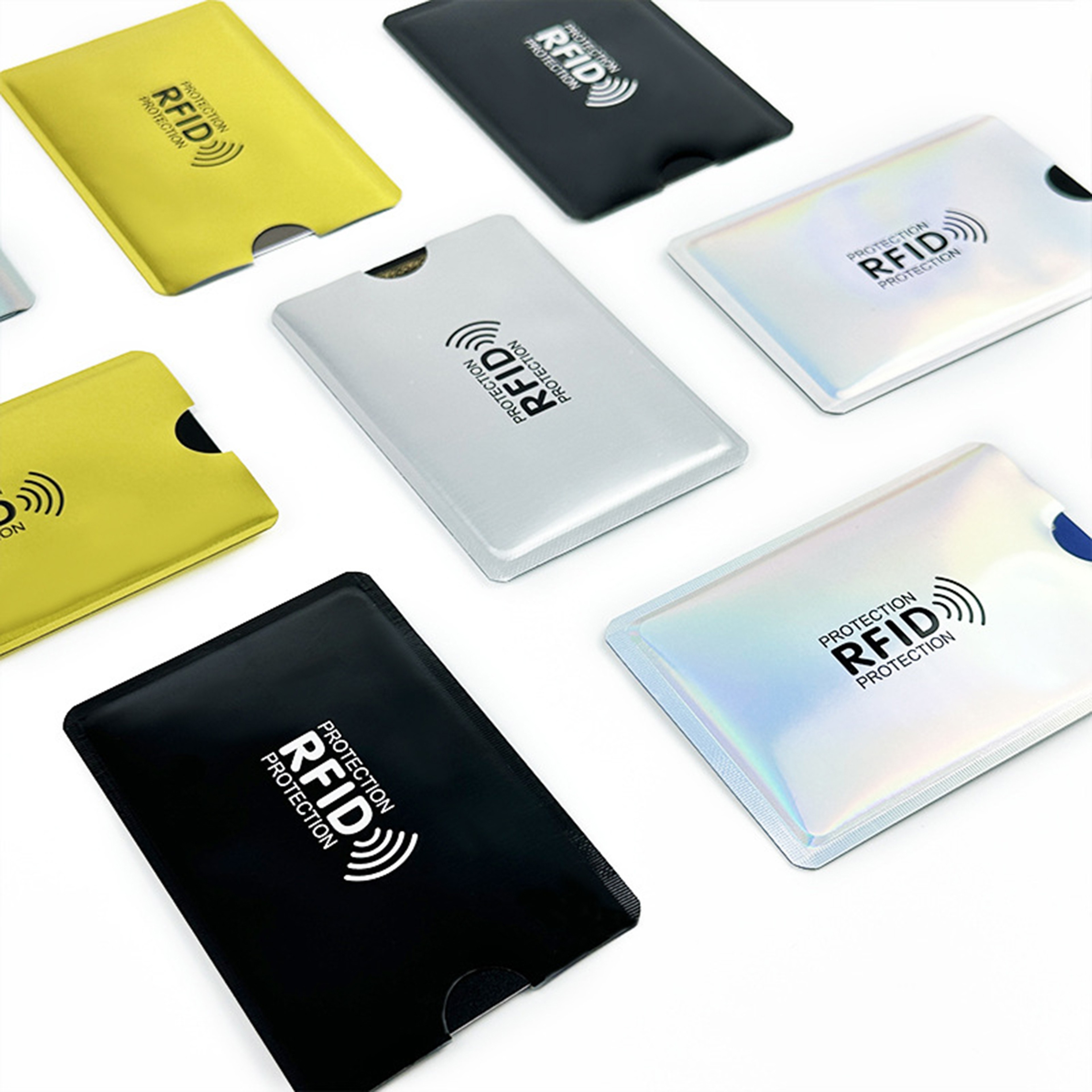 Portable RFID Blocking Sleeves, Multi-color Credit Card Protector, Protect Your Cards From Electronic Theft – view 4