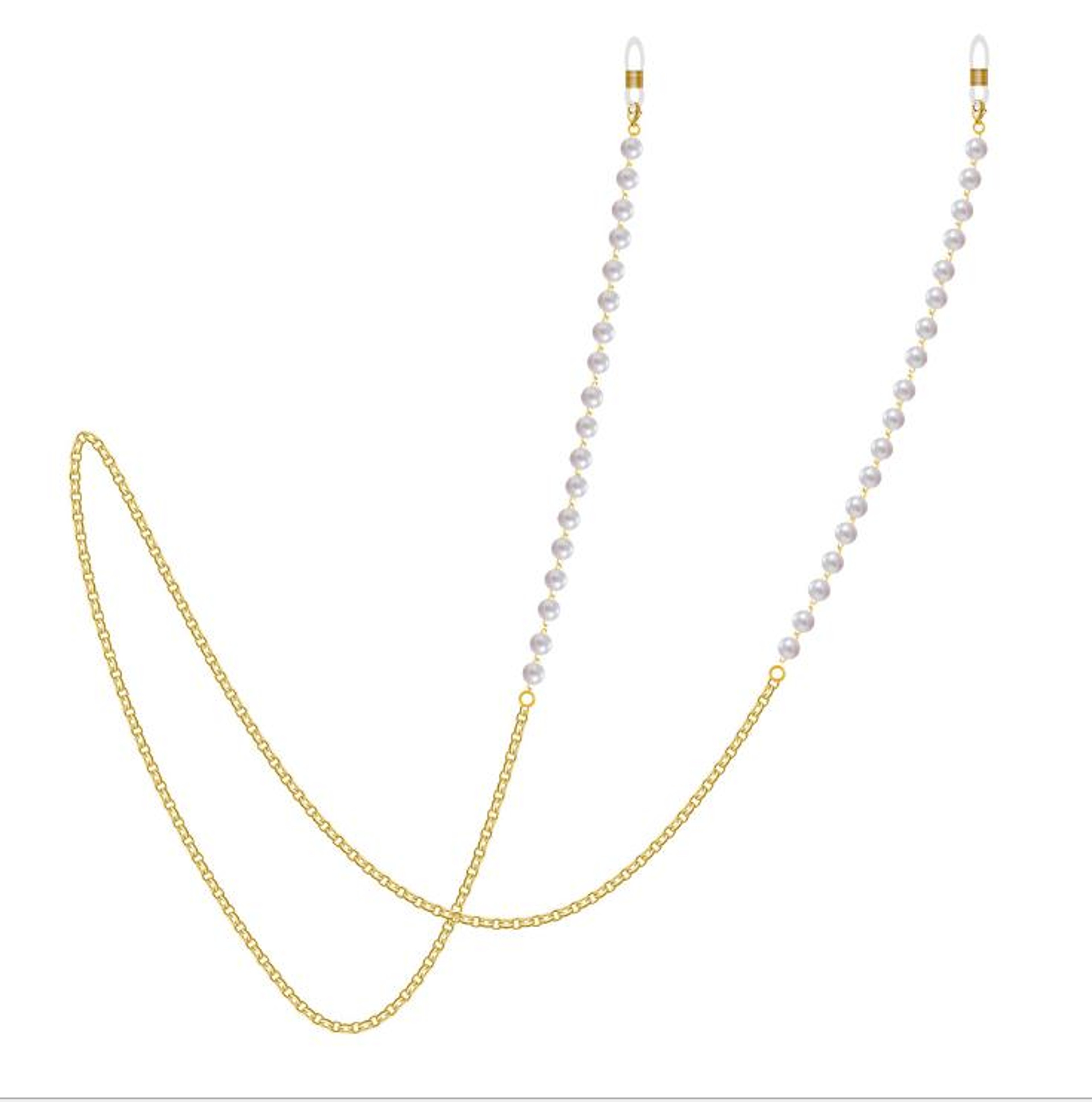 Pearl Chain for Sunglasses, Lanyard Fashion Glasses Chain for Women, Neck Strap Cords Casual Accessories – view 3