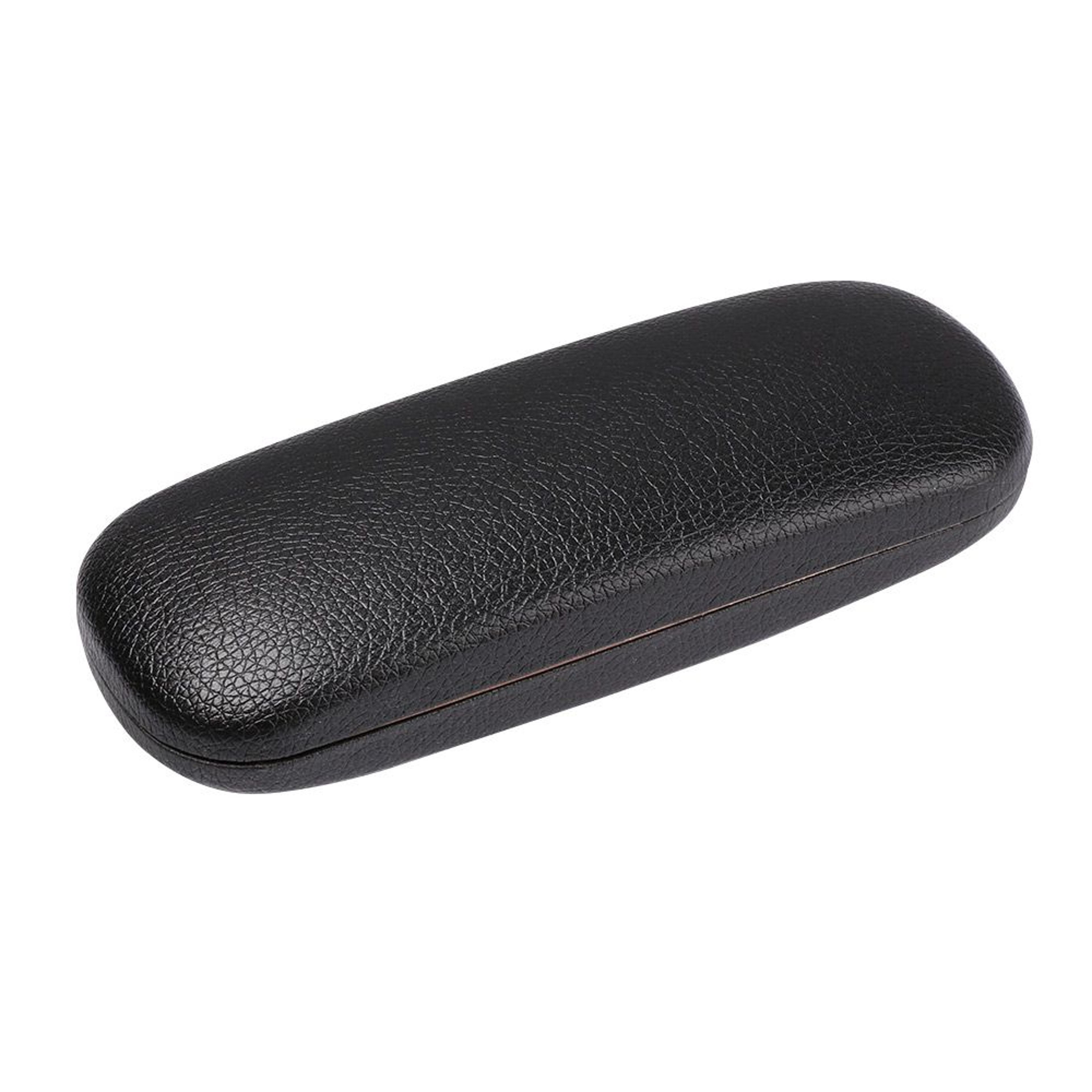 Classic Leather Litchi Grain Glasses Case, Waterproof Hard Frame Eyeglass Protector for Reading Glasses – view 7