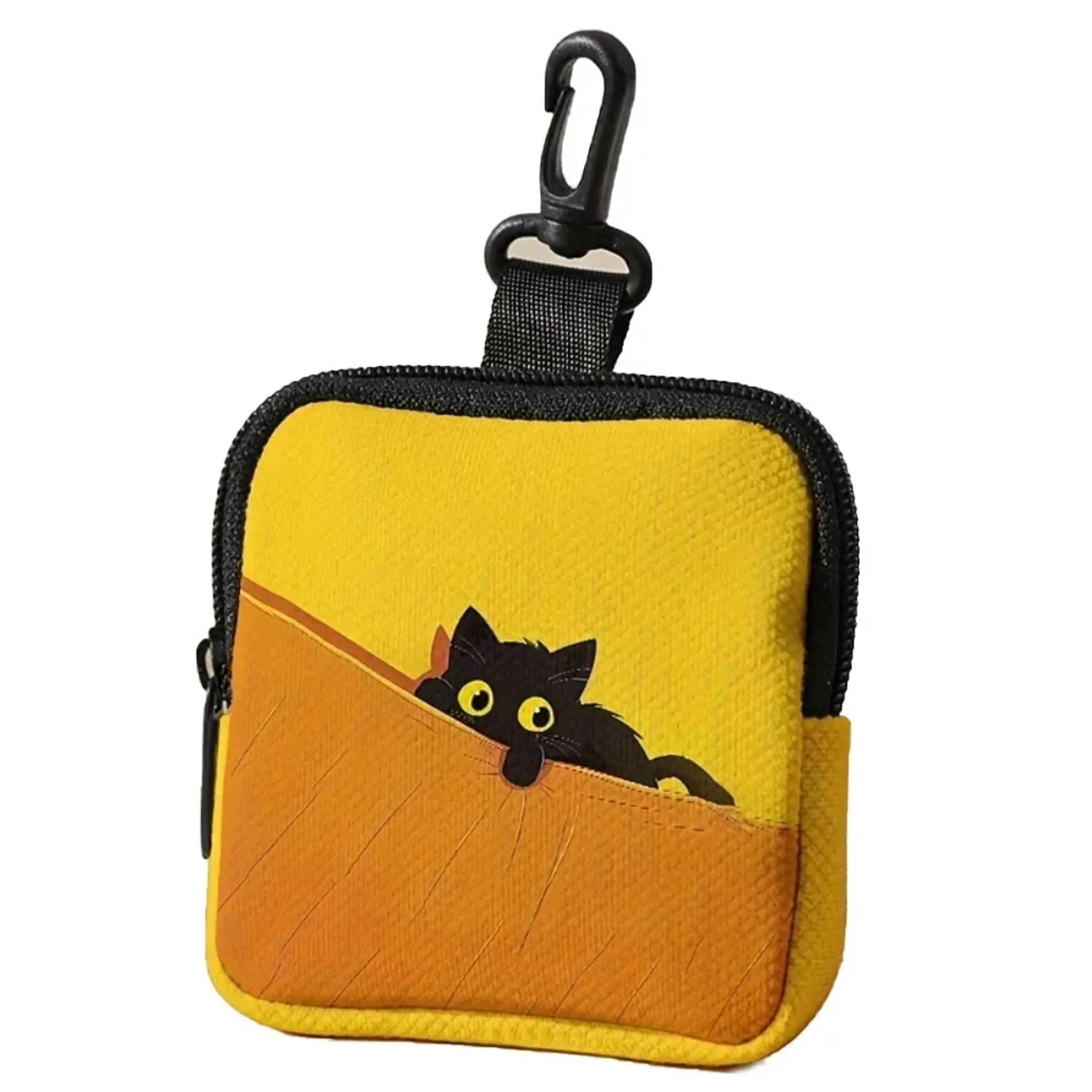 Mini Coin Purse, Cat Print Lightweight Waterproof Earphone Bag, Multiple Styles Artificial Leather Wallet, Friends Gift – view 22
