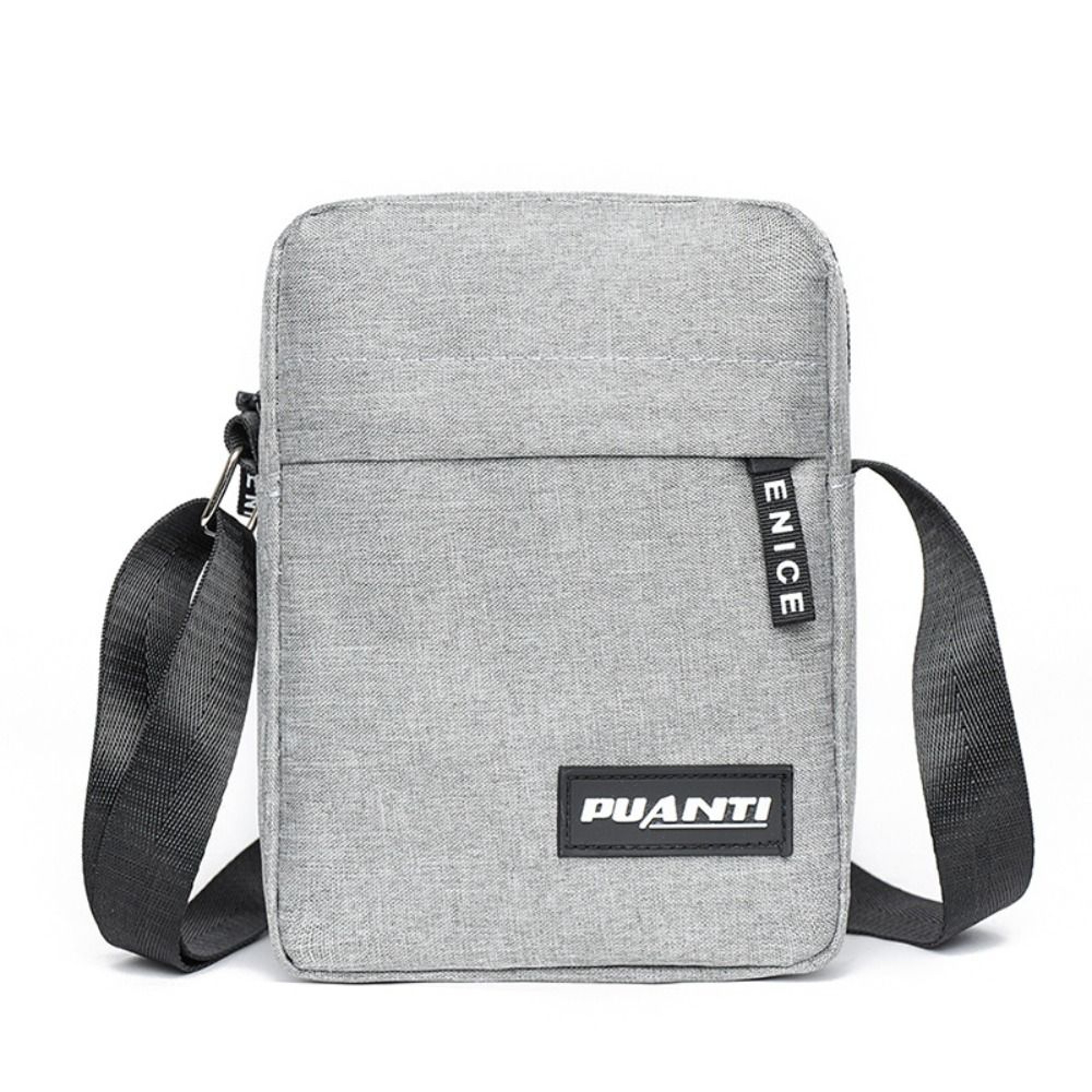 Mini Nylon Shoulder Bag Men, Solid Color Crossbody Bag, Retro Fashionable Business Hand Bag – view 7