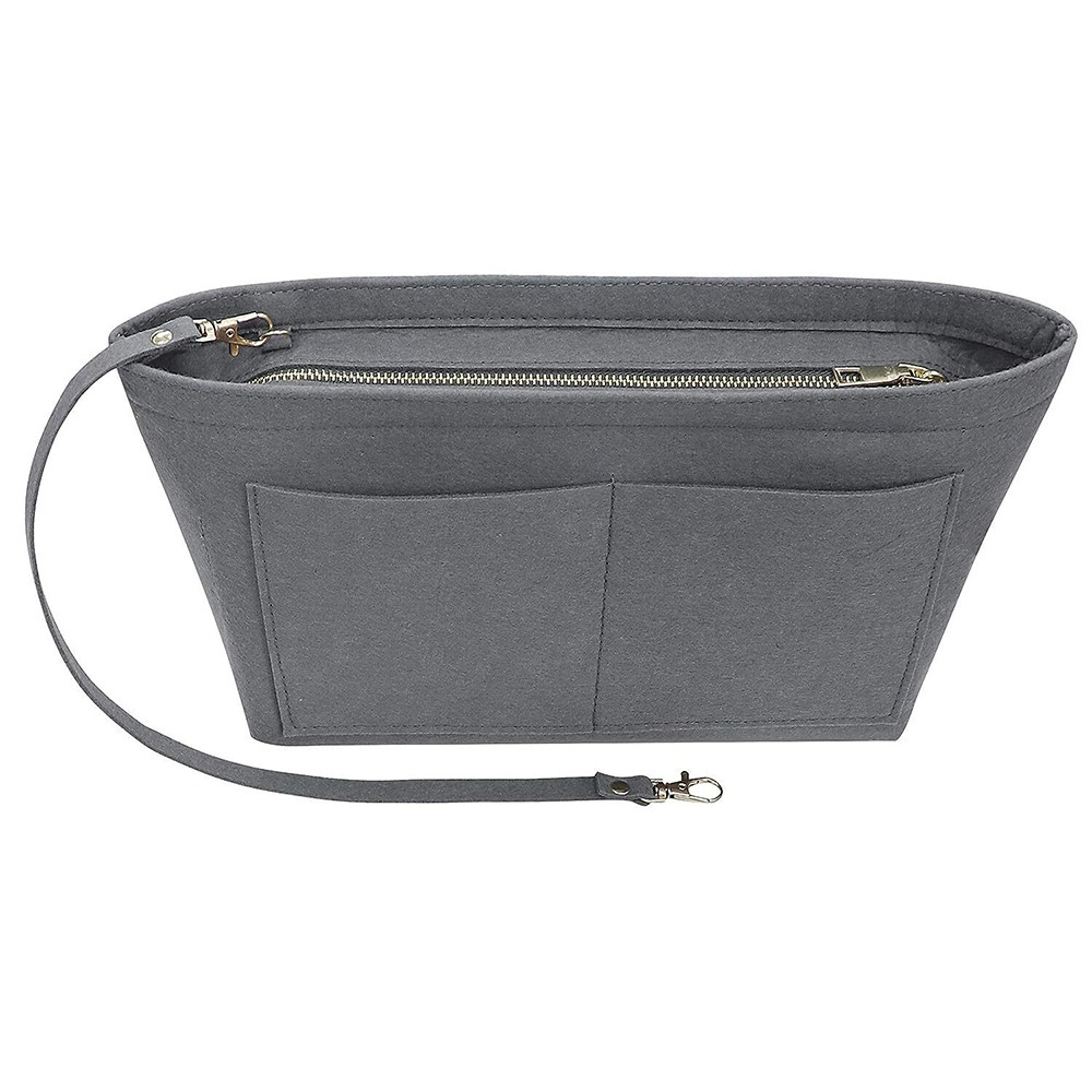 Portable Travel Organizer Handbag Felt Bag Tote Cosmetic Bags Insert Liner Purse Pouch for Women Storage – view 7