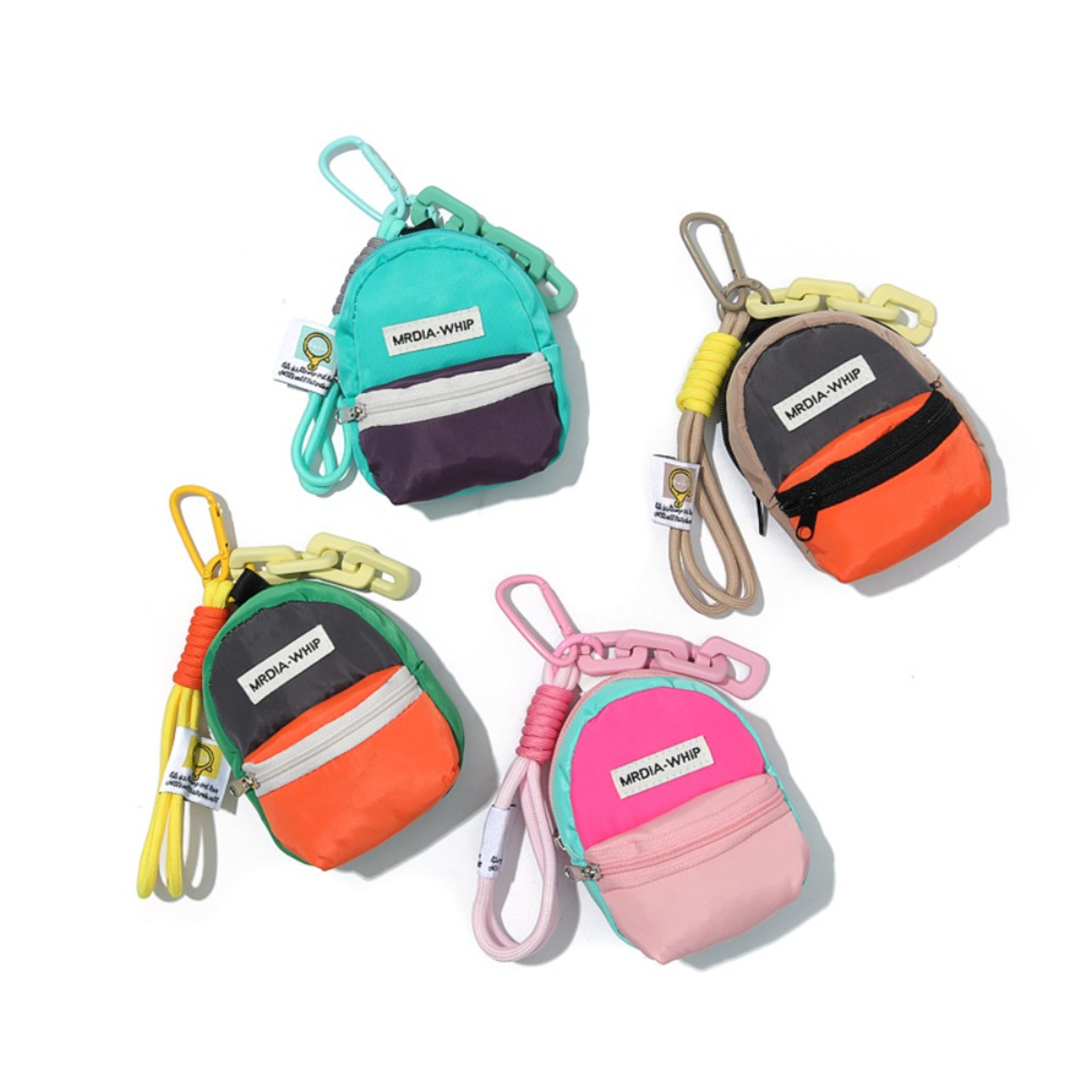 Macaron Cute Wallet Zipper Coin Purse, Kawaii Mini Purse, Kid Coin Pouch, Earphone Car Keys Storage Bag Pendant – view 1