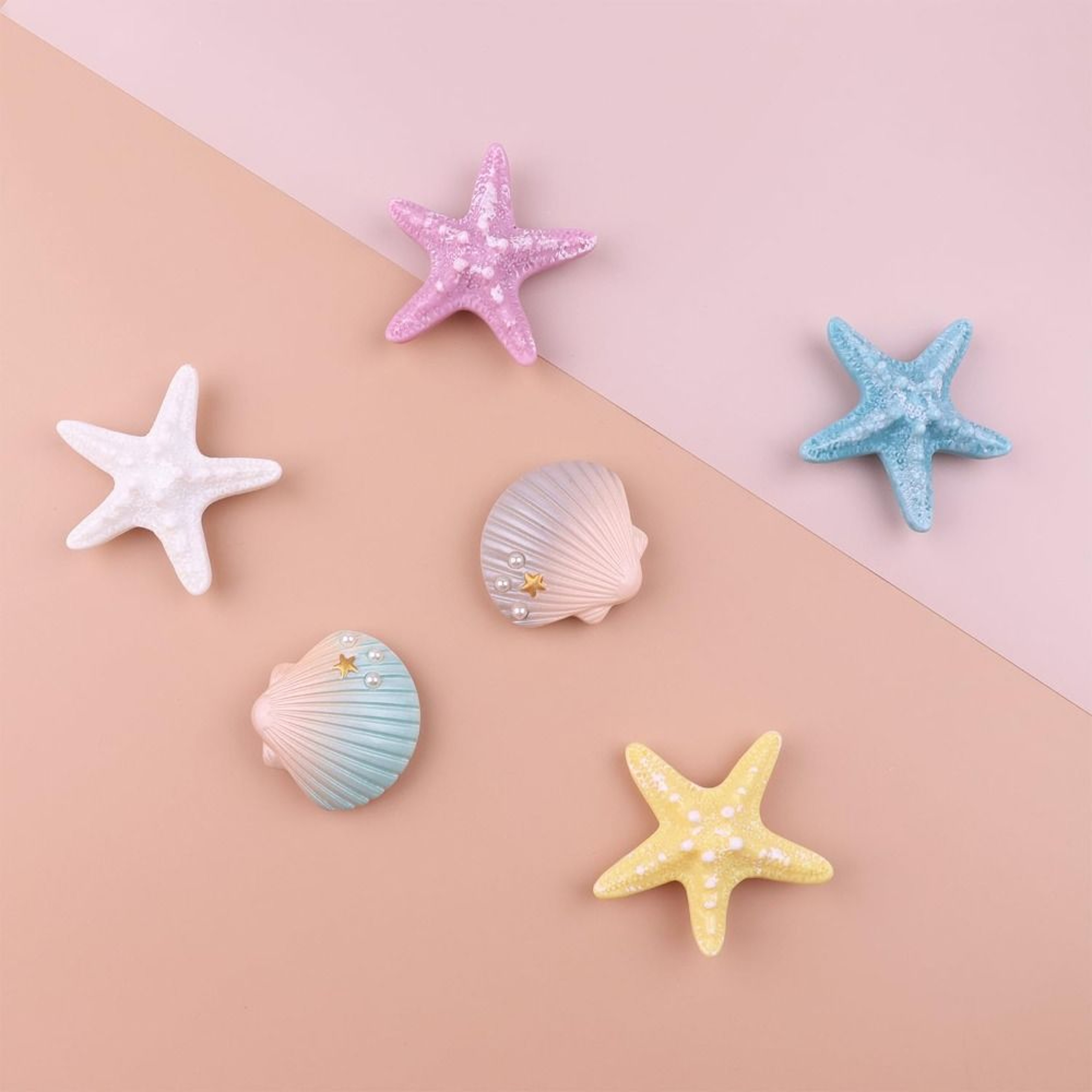 DIY Charms for Bag Accessories, Handbag Starfish Shell Decoration for Beach Bags – view 3