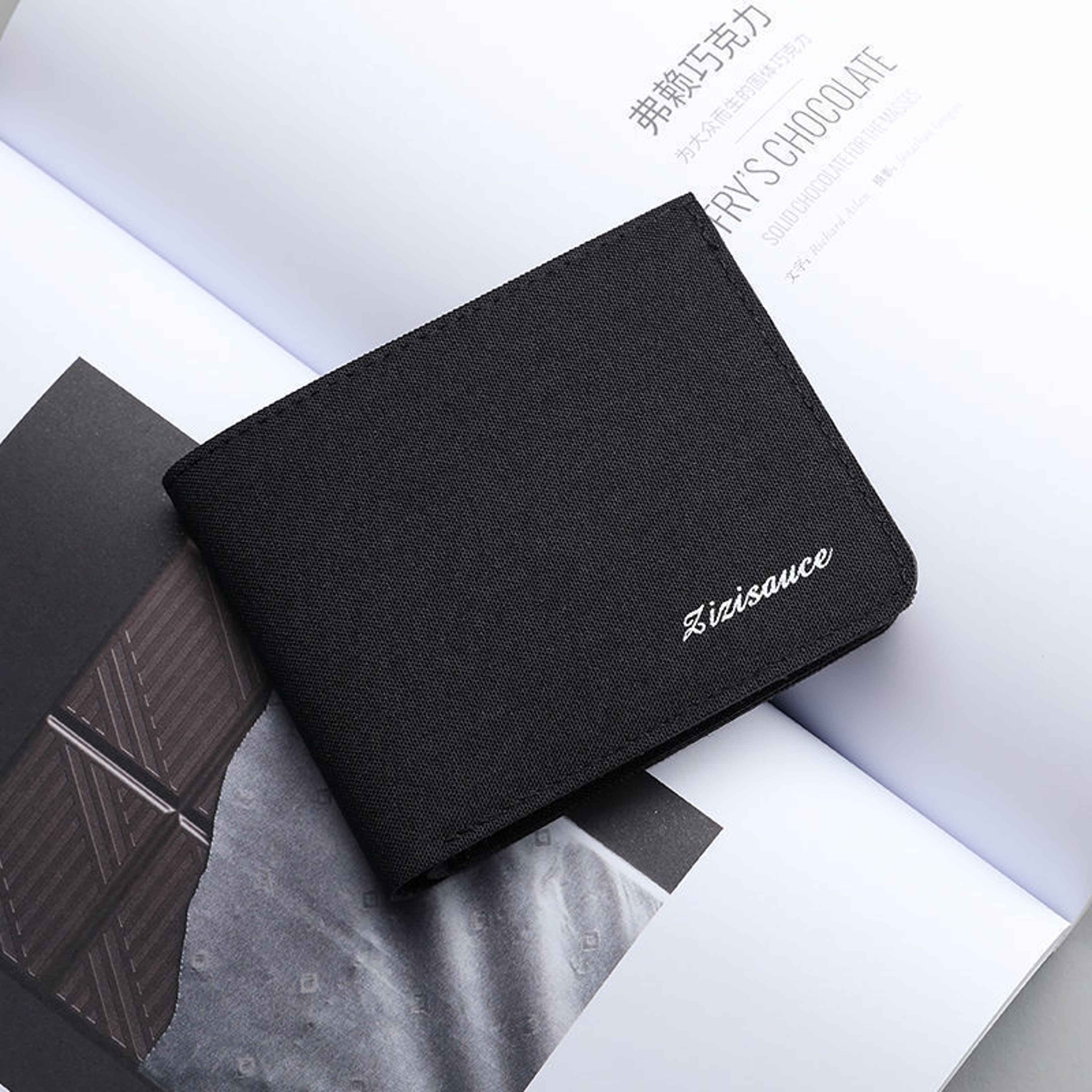 anvas Card Holder Wallet for Men, Money Bag, Short Purse with Bank ID and Credit Card Holder – view 9