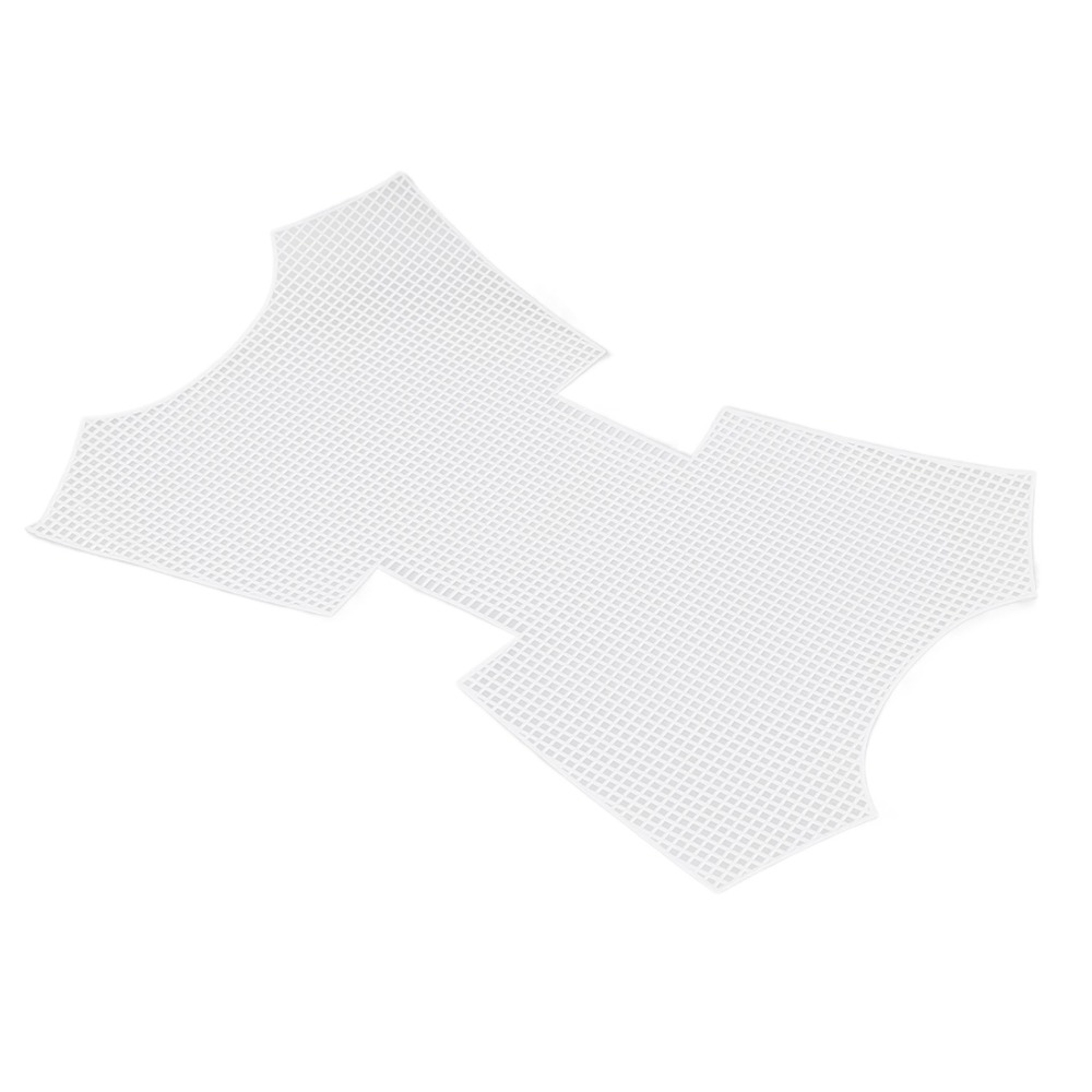 White Durable Plastic Mesh Canvas Bag Sheets, Plastic Net Cover for DIY Crafting Handbag Accessories – view 7
