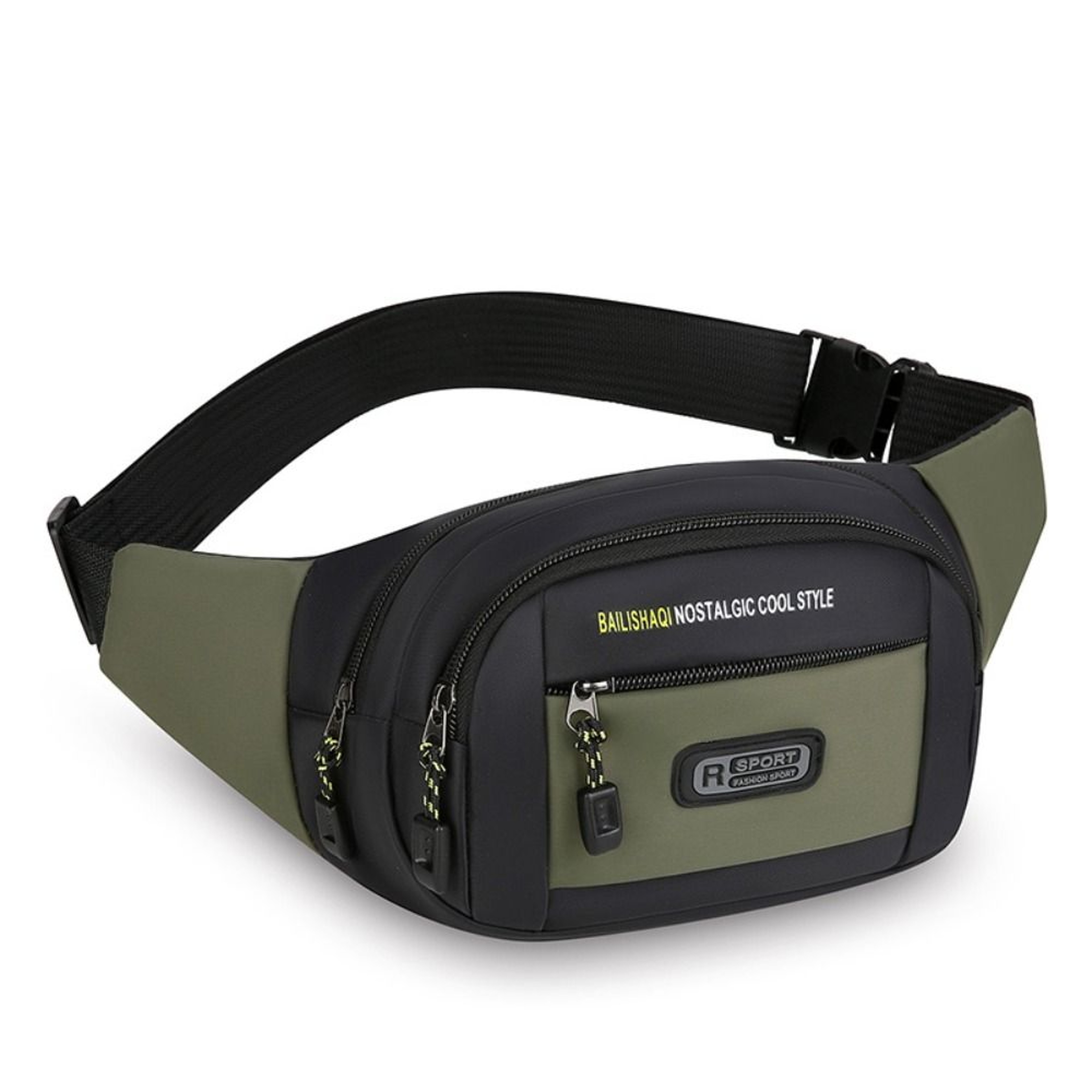 Oxford Men Waist Bag, Large Capacity Anti-theft Sports Mobile Phone Bag, Multi-layer Business Wallet Chest Bag – view 1