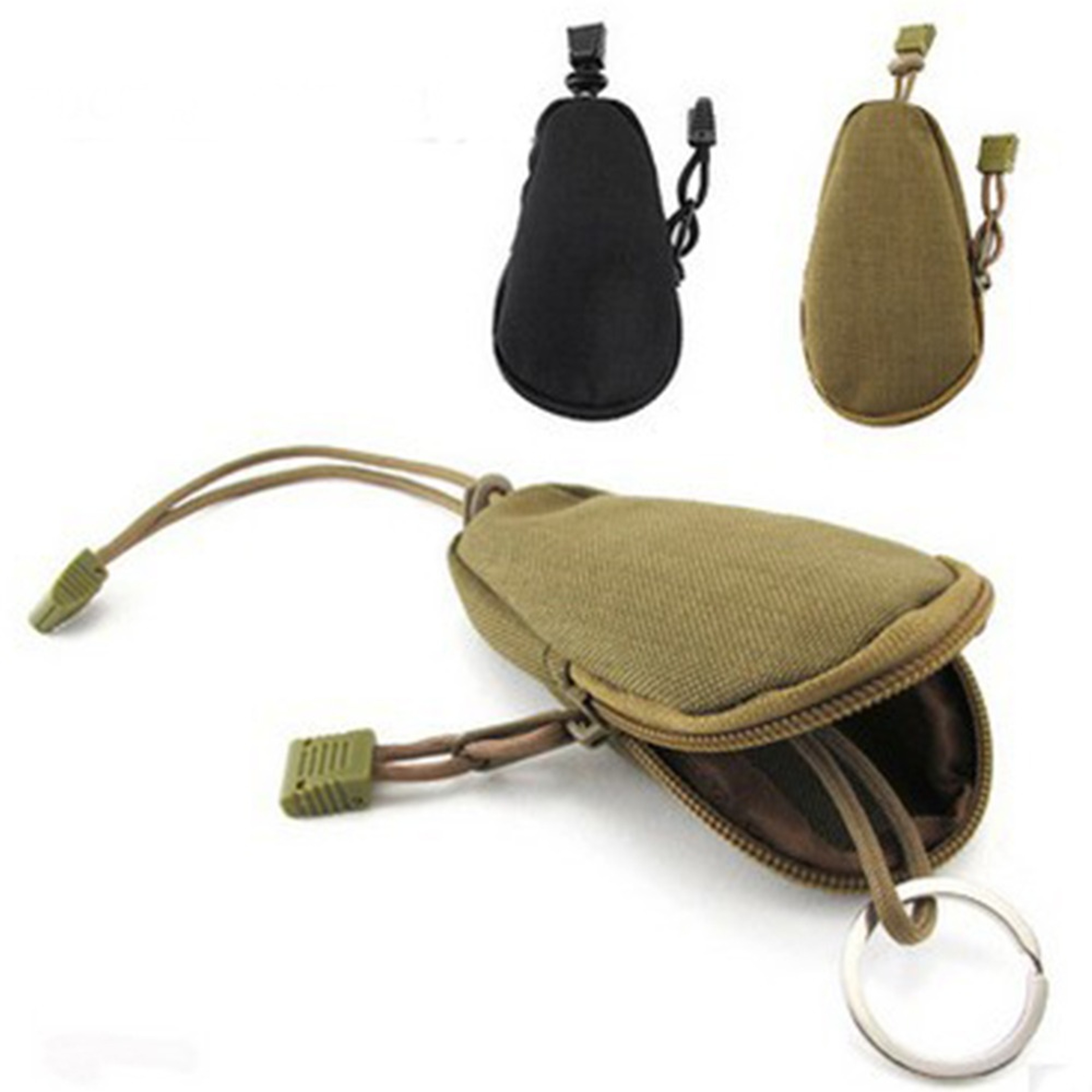 Durable Oxford Cloth Mini Key Holder, Portable Multipurpose Men Coin Purses, Easy to Use Key Organizer Outdoor – view 2
