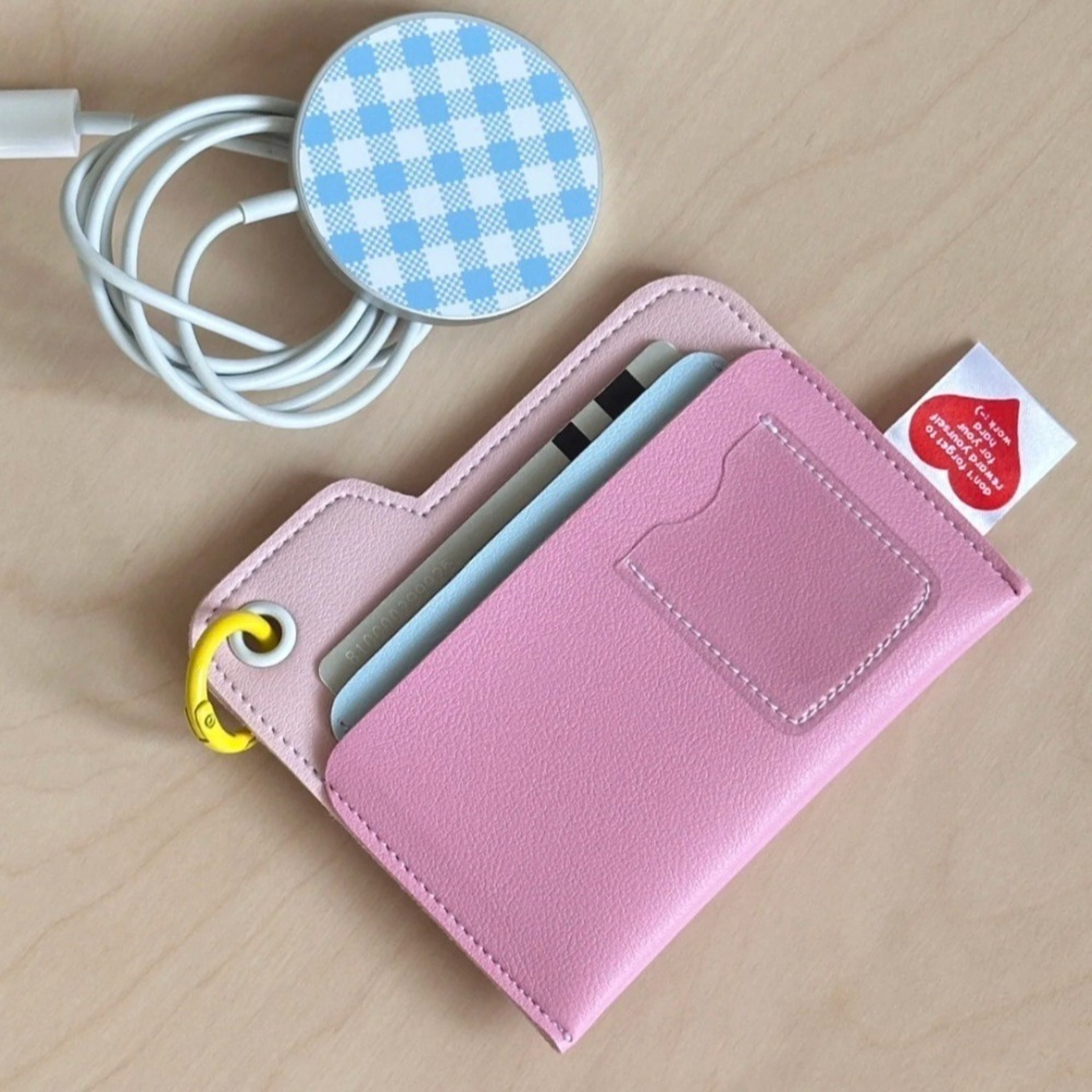 Fashion PU Leather Card Holder Wallet Women Men, Ultra thin Multi card Holder, Lightweight Candy Color Passport Card Bag – view 10