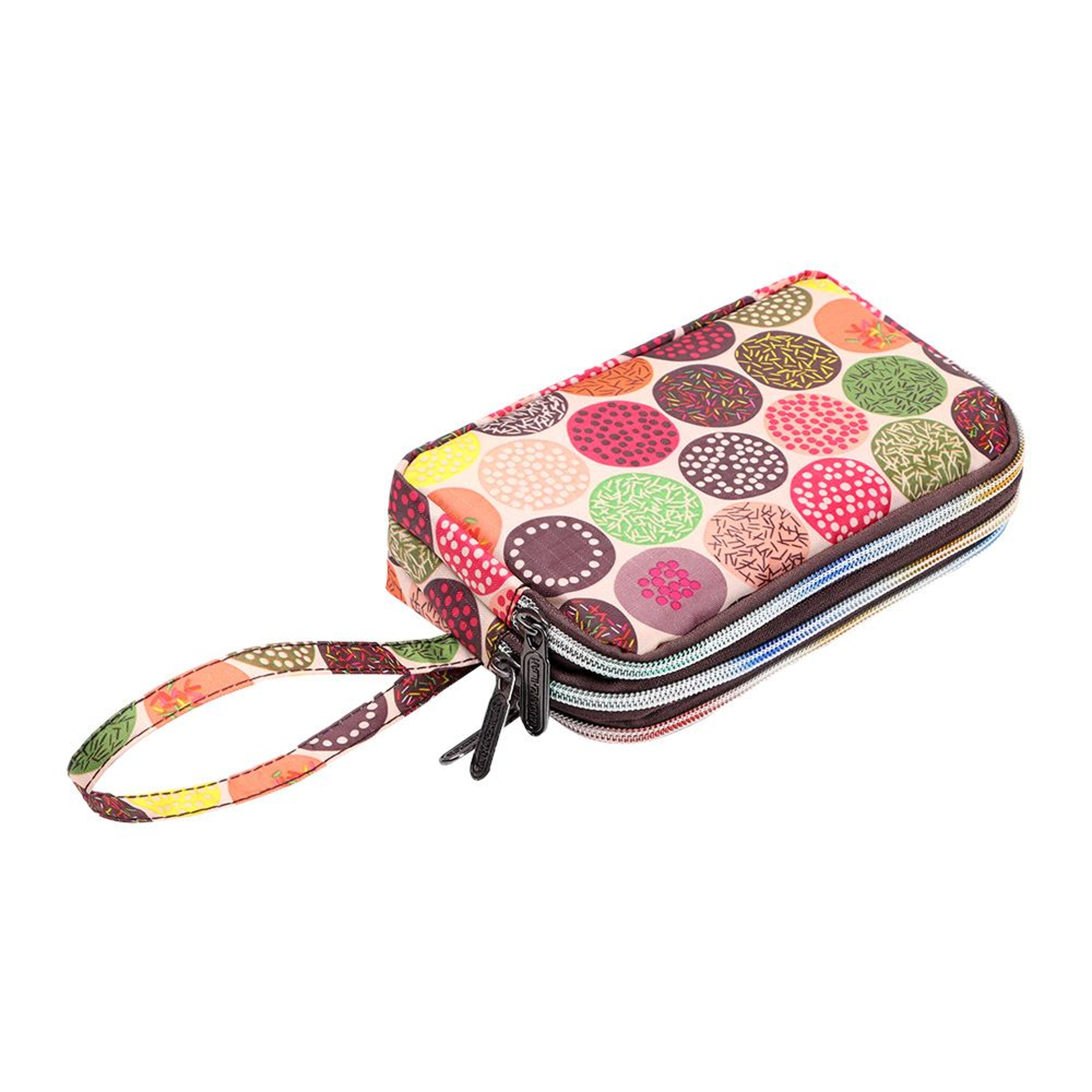 Women Handbag Print Canvas Wristlet Bag, Three Layer Long Wallet, Large Capacity Coin Purse, Waterproof – view 11