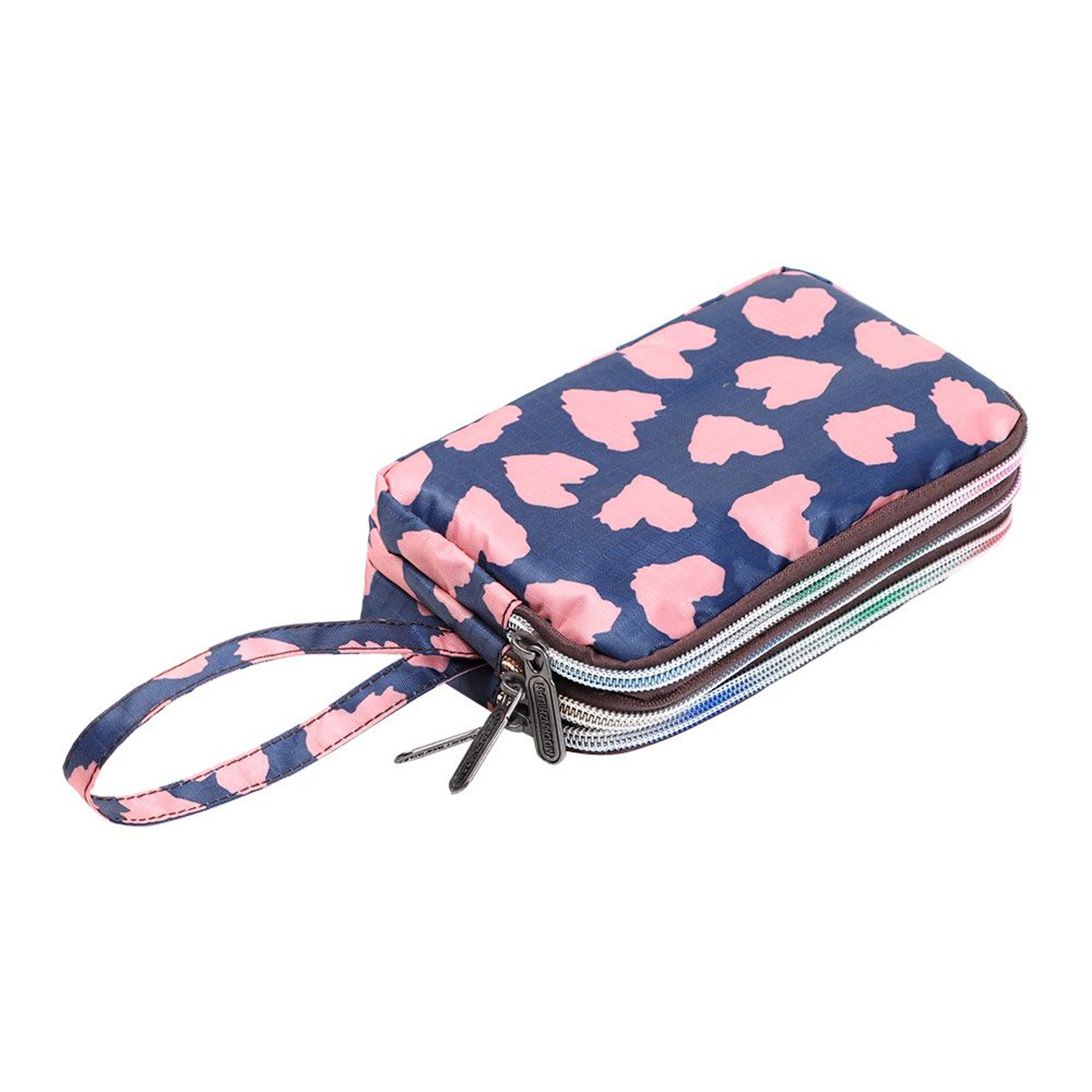 Women Handbag Print Canvas Wristlet Bag, Three Layer Long Wallet, Large Capacity Coin Purse, Waterproof – view 18